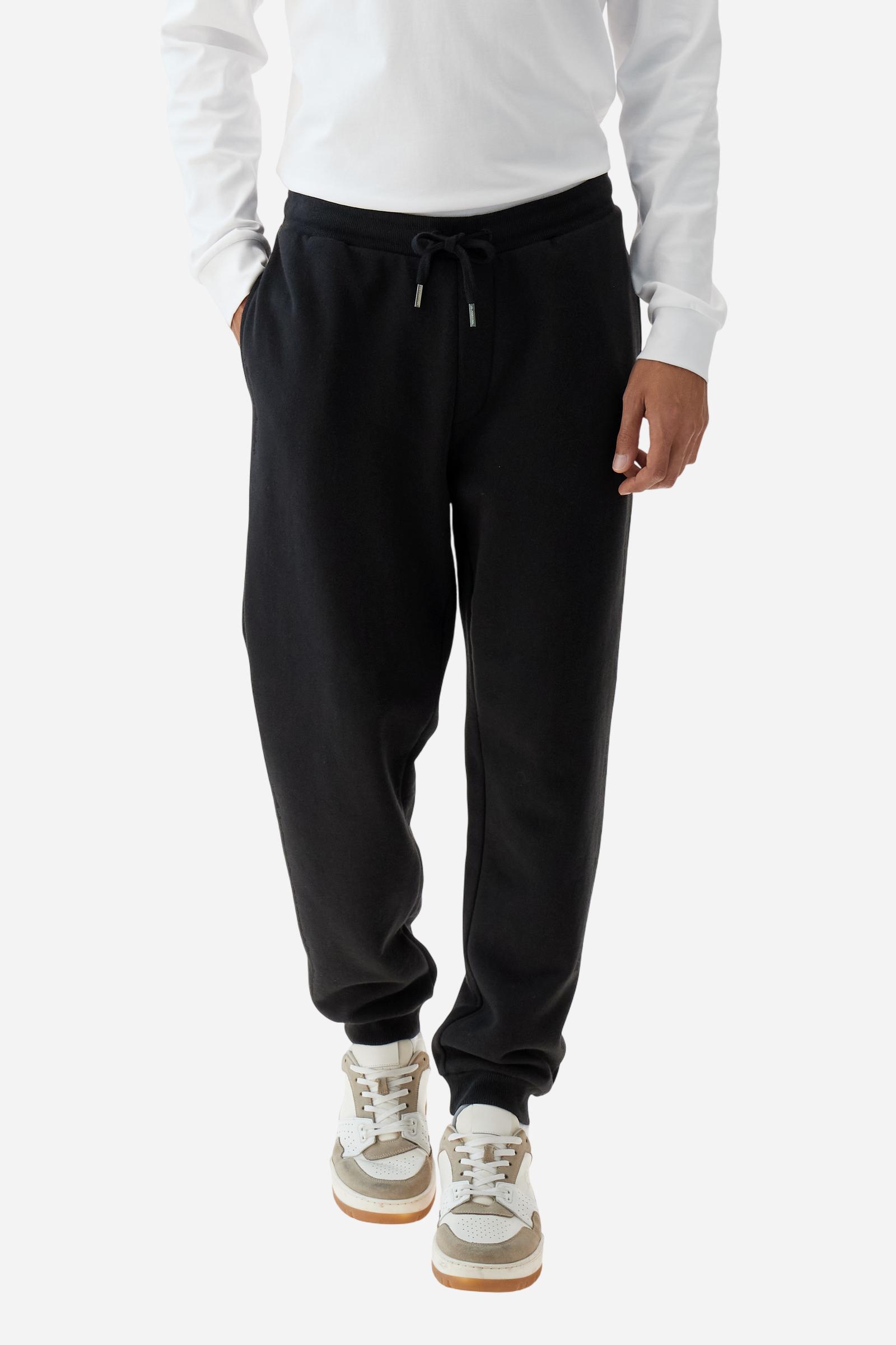 Men’s jogging pants in brushed cotton - Banyell