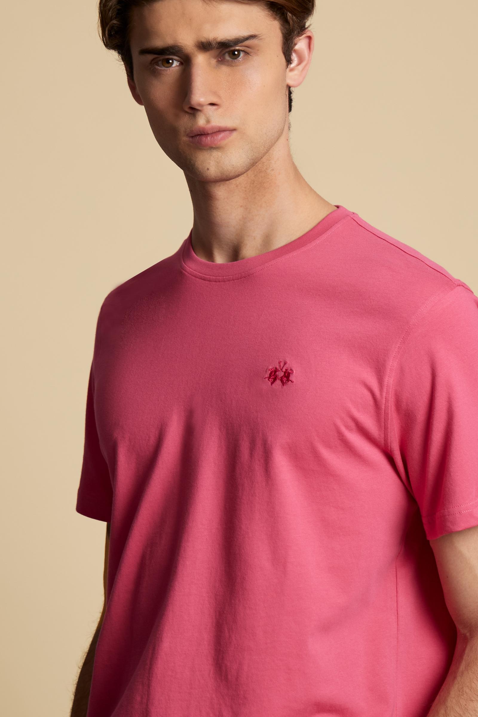 T-shirt homme en jersey de coton avec petit logo - Serge