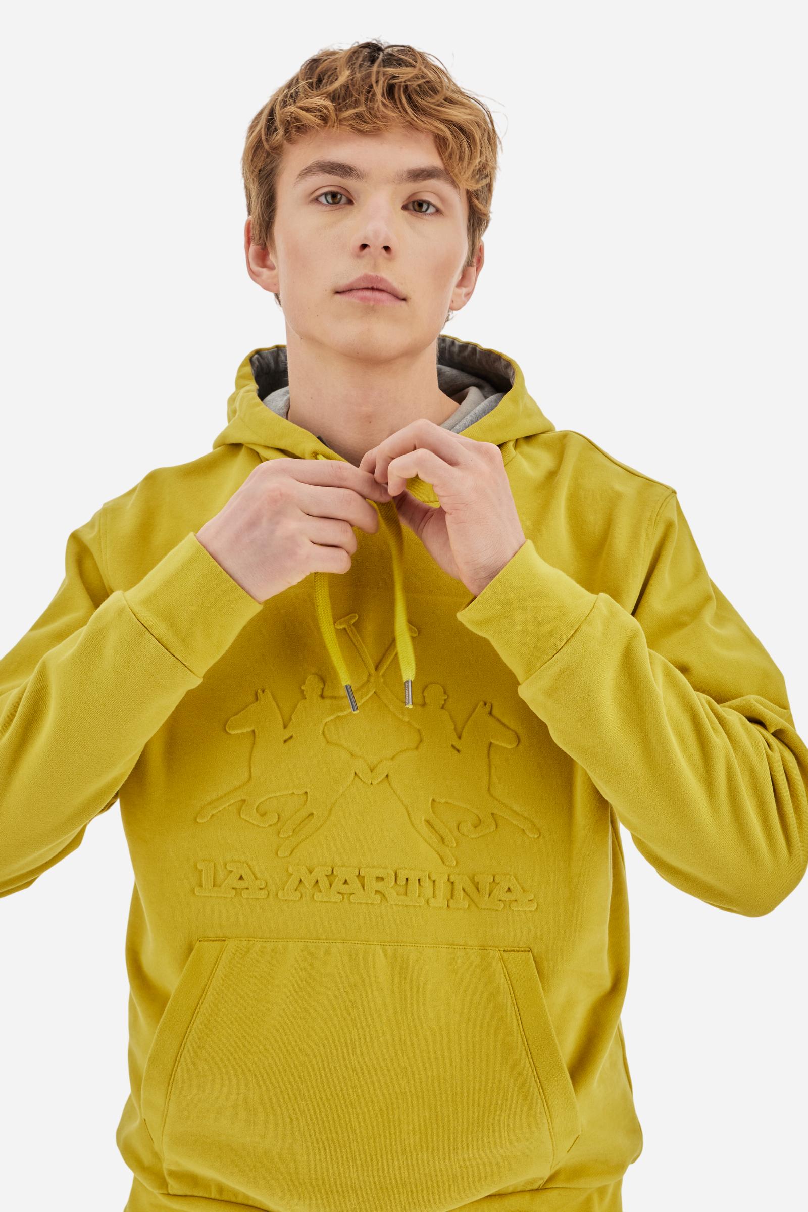 Sweat à capuche en coton avec maxi logo - Benny