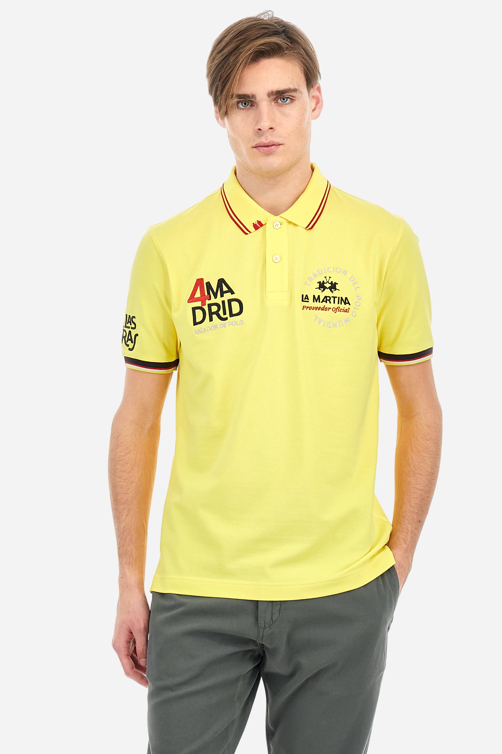 Regular fit polo shirt in stretch cotton piqué Arden La Martina