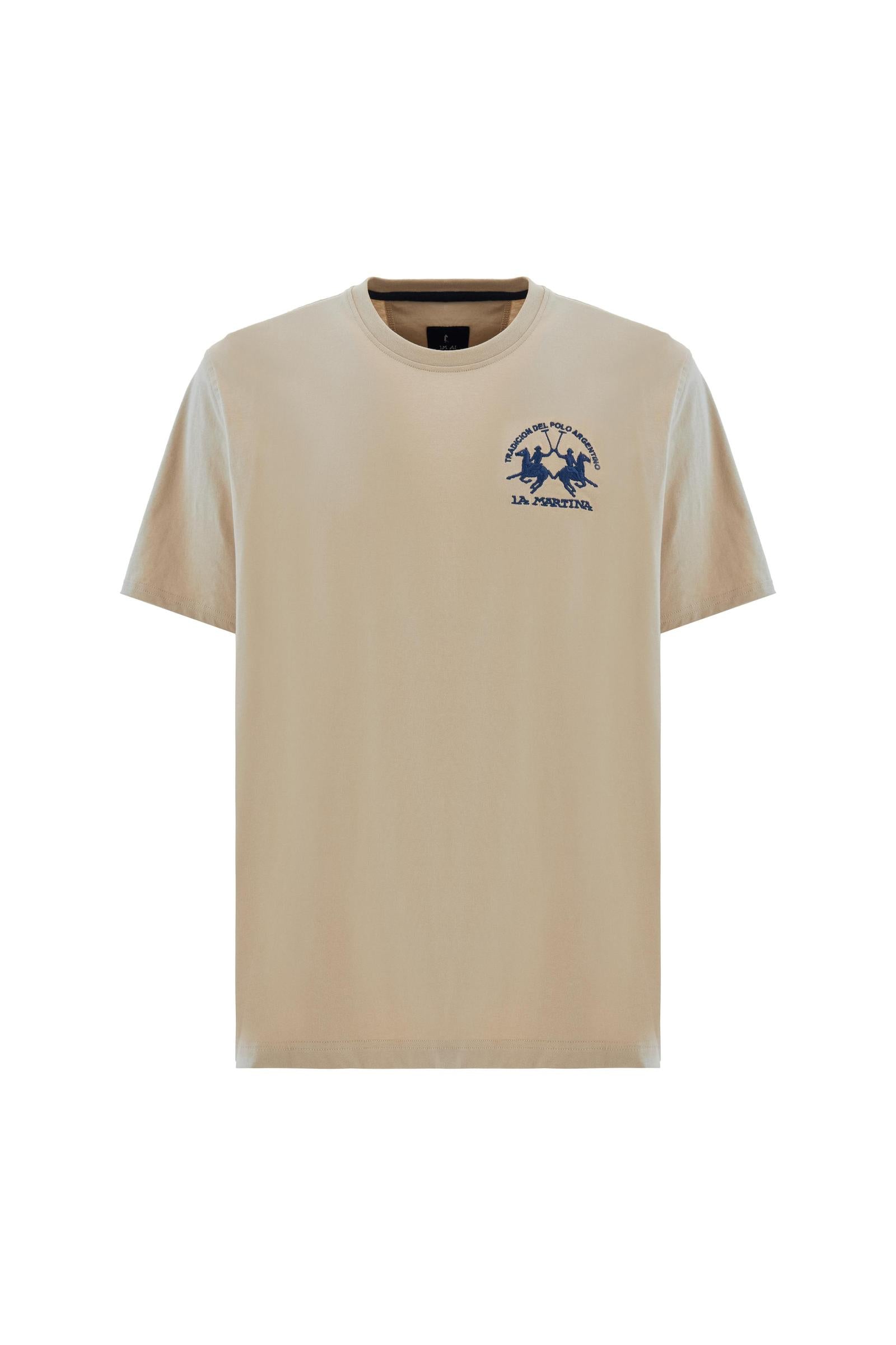 Men’s cotton jersey T-shirt with team logo - Vernie