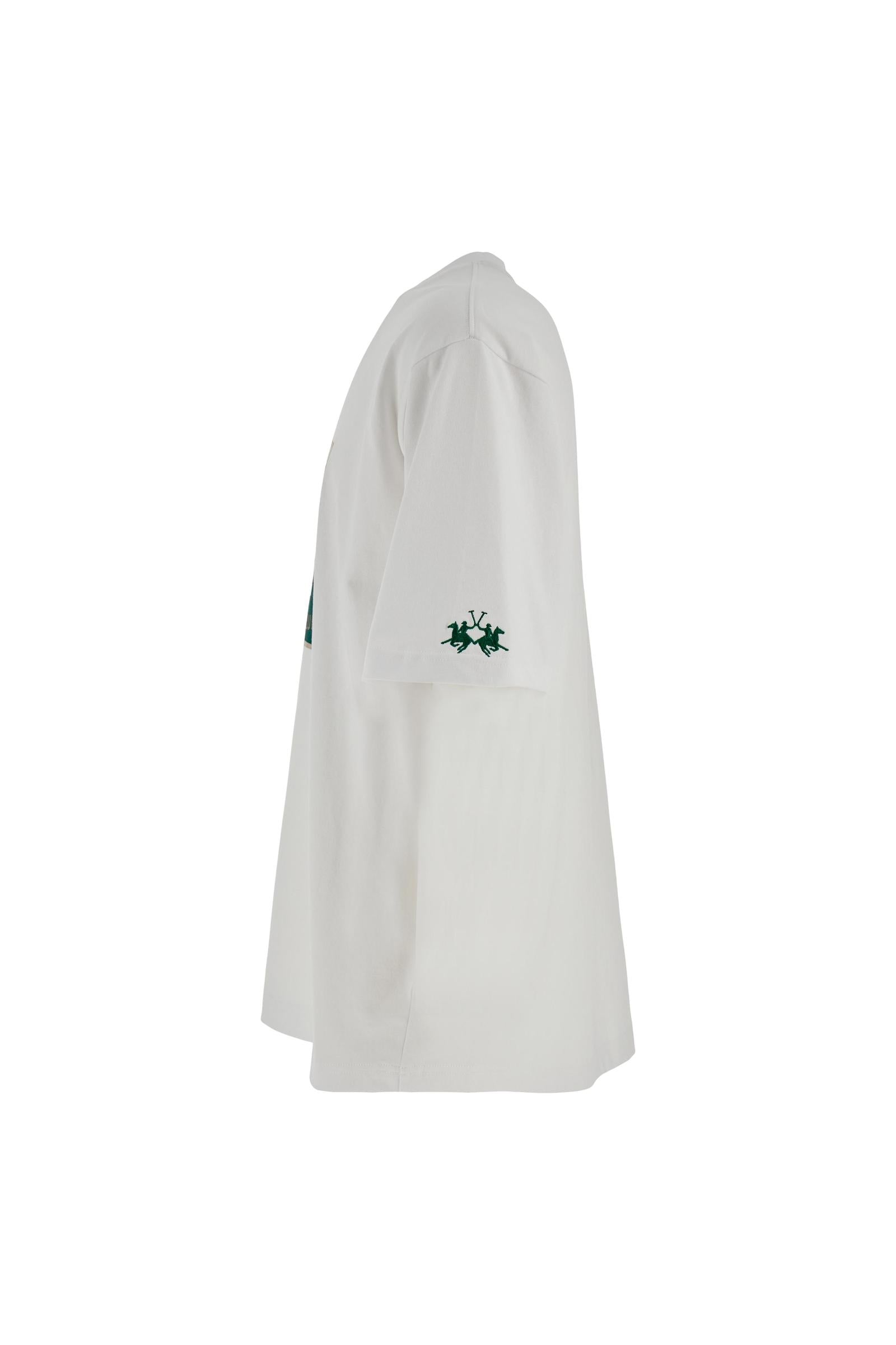 T-shirt uomo a manica corta in jersey di cotone Polo Club Shield - Cristian