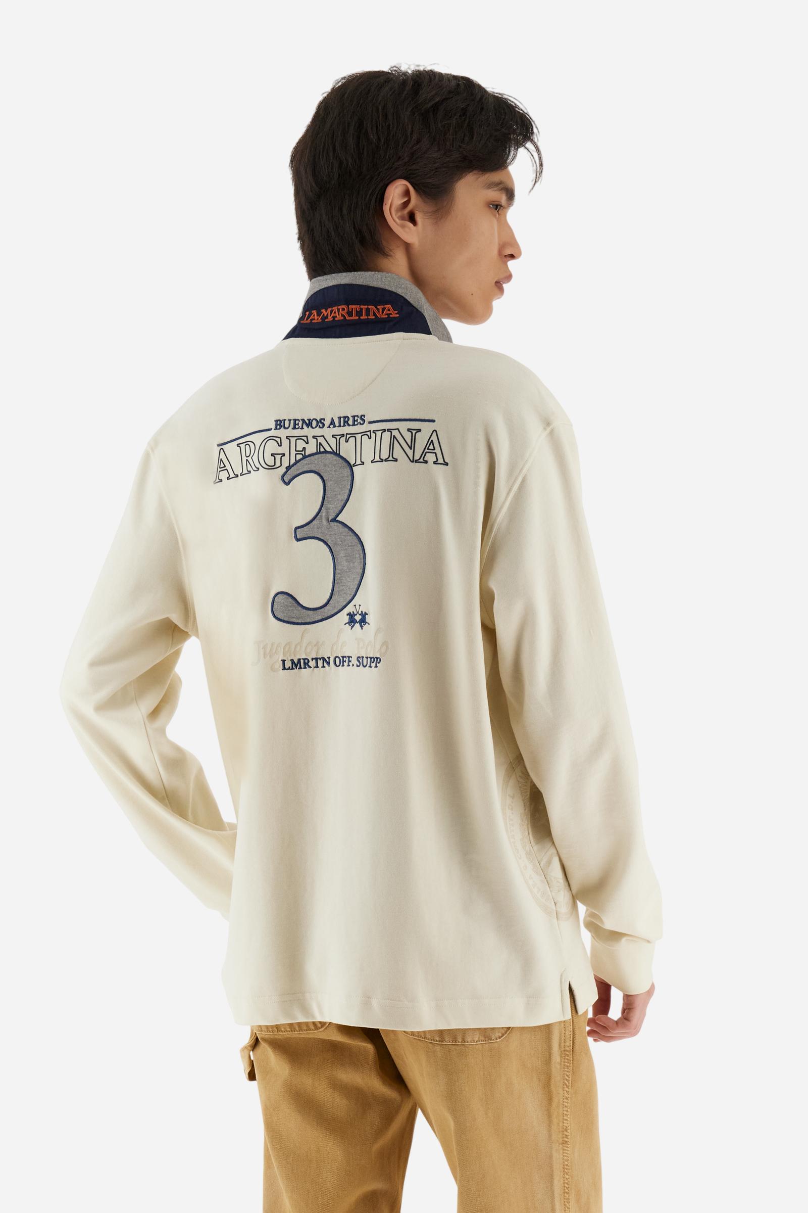 Men’s soft‑touch jersey polo shirt - Boniface