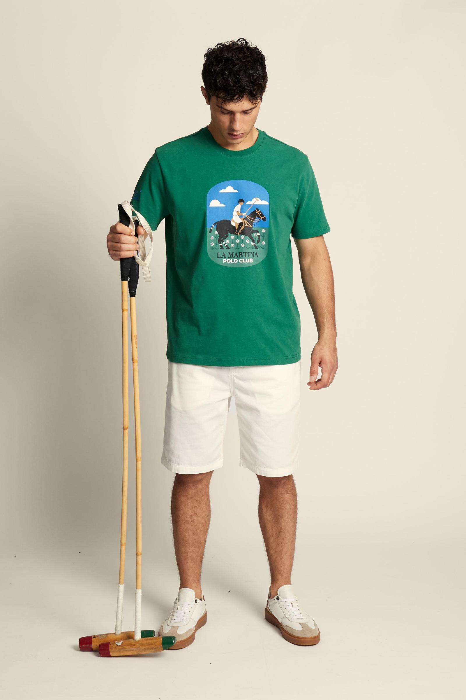 Men’s cotton jersey T-shirt Capri Edition – Calvino