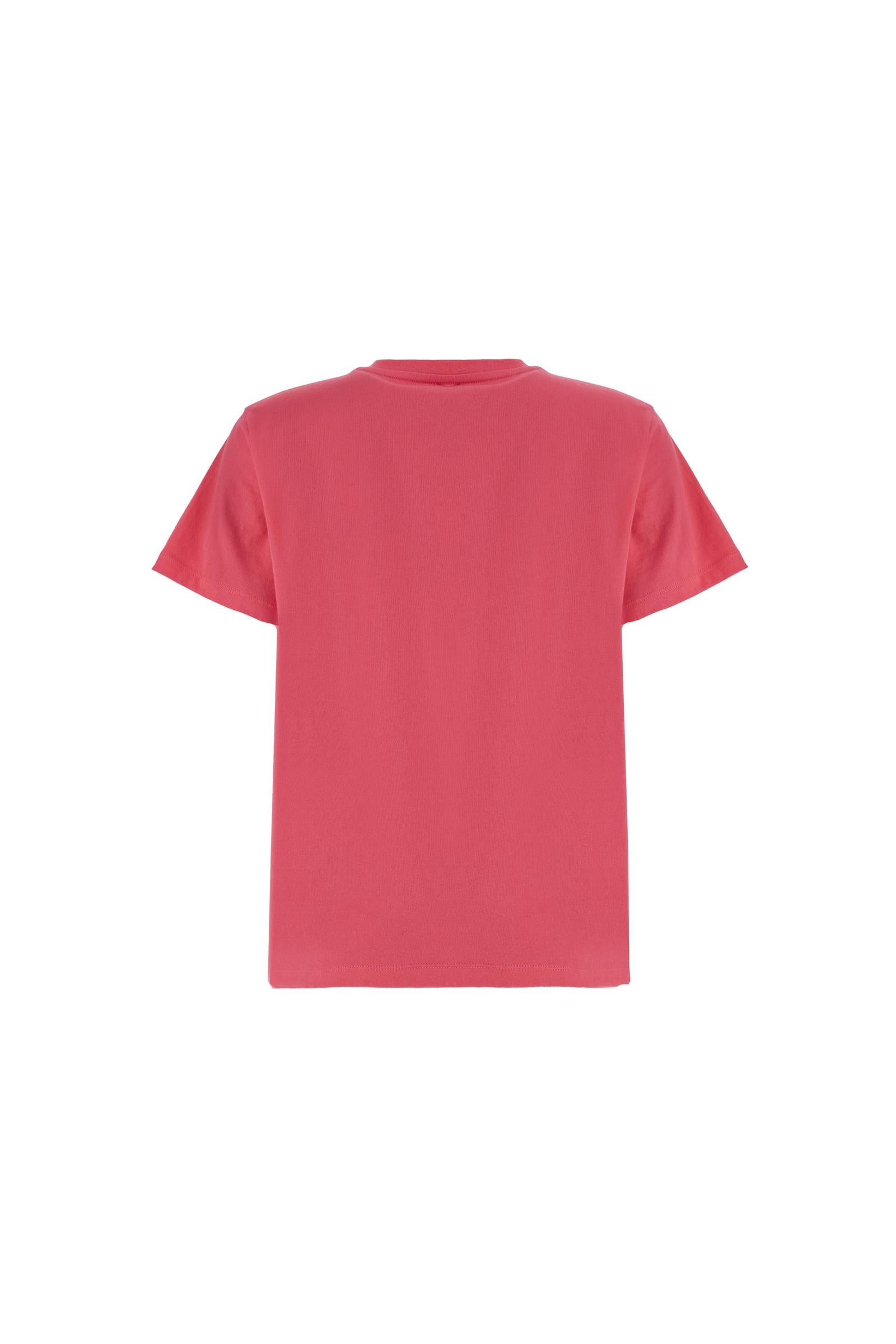 Damen-Baumwoll-Jersey-T-Shirt mit Logo – Casta