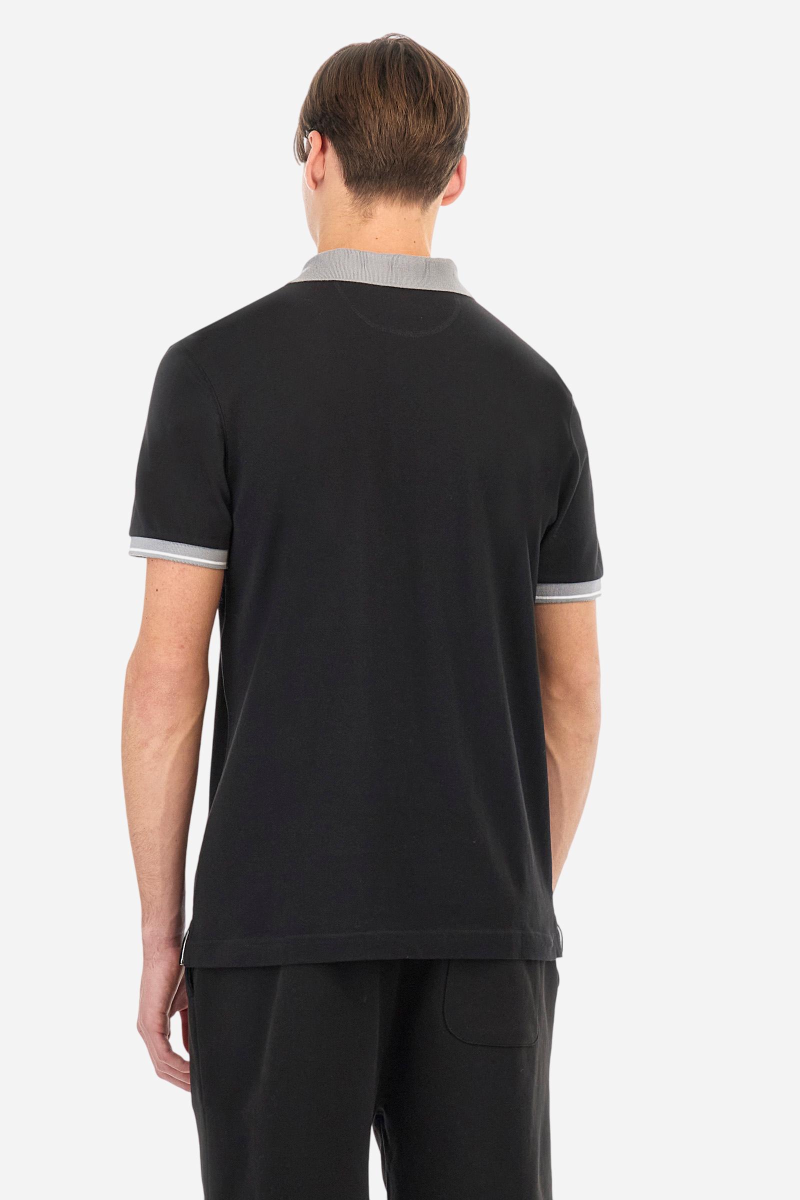 Chomba de piqué de algodón elástico de corte entallado - Trixie