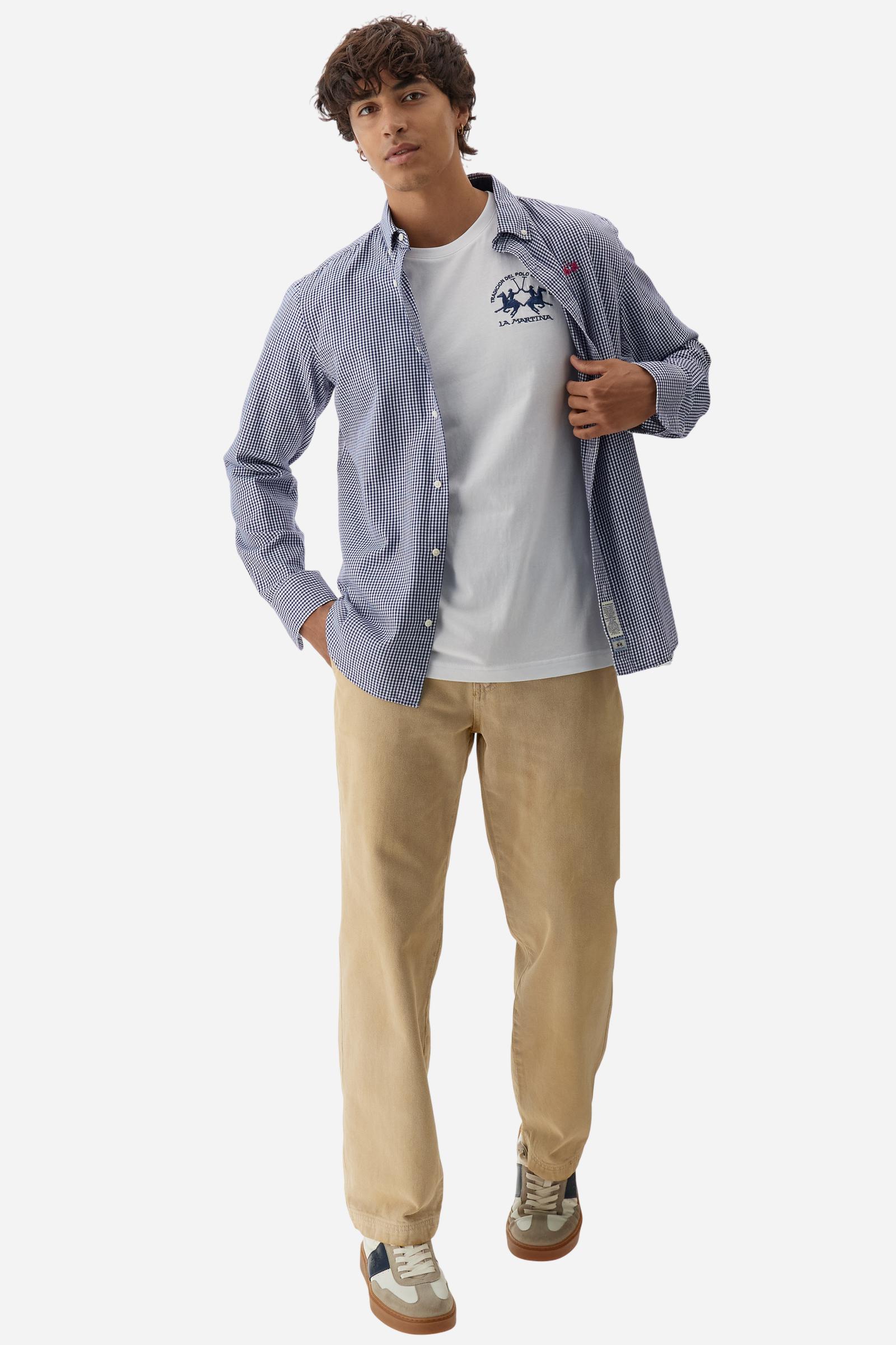 Men’s cotton T-shirt with Team logo - Bienvenido