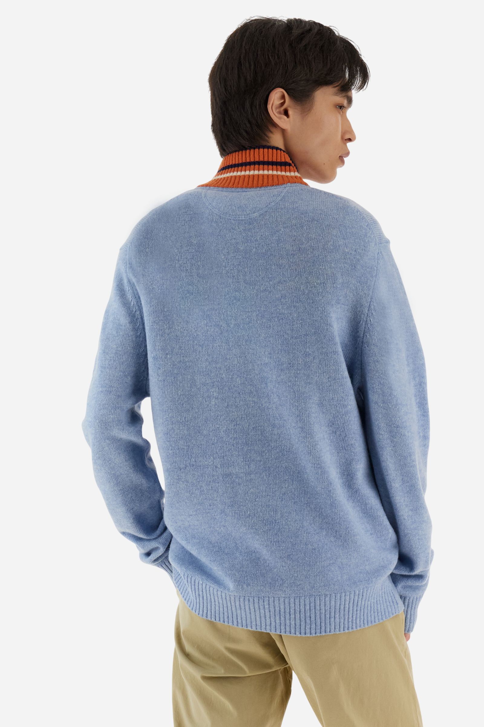 Men’s half zip lambswool sweater Special Event - Burton