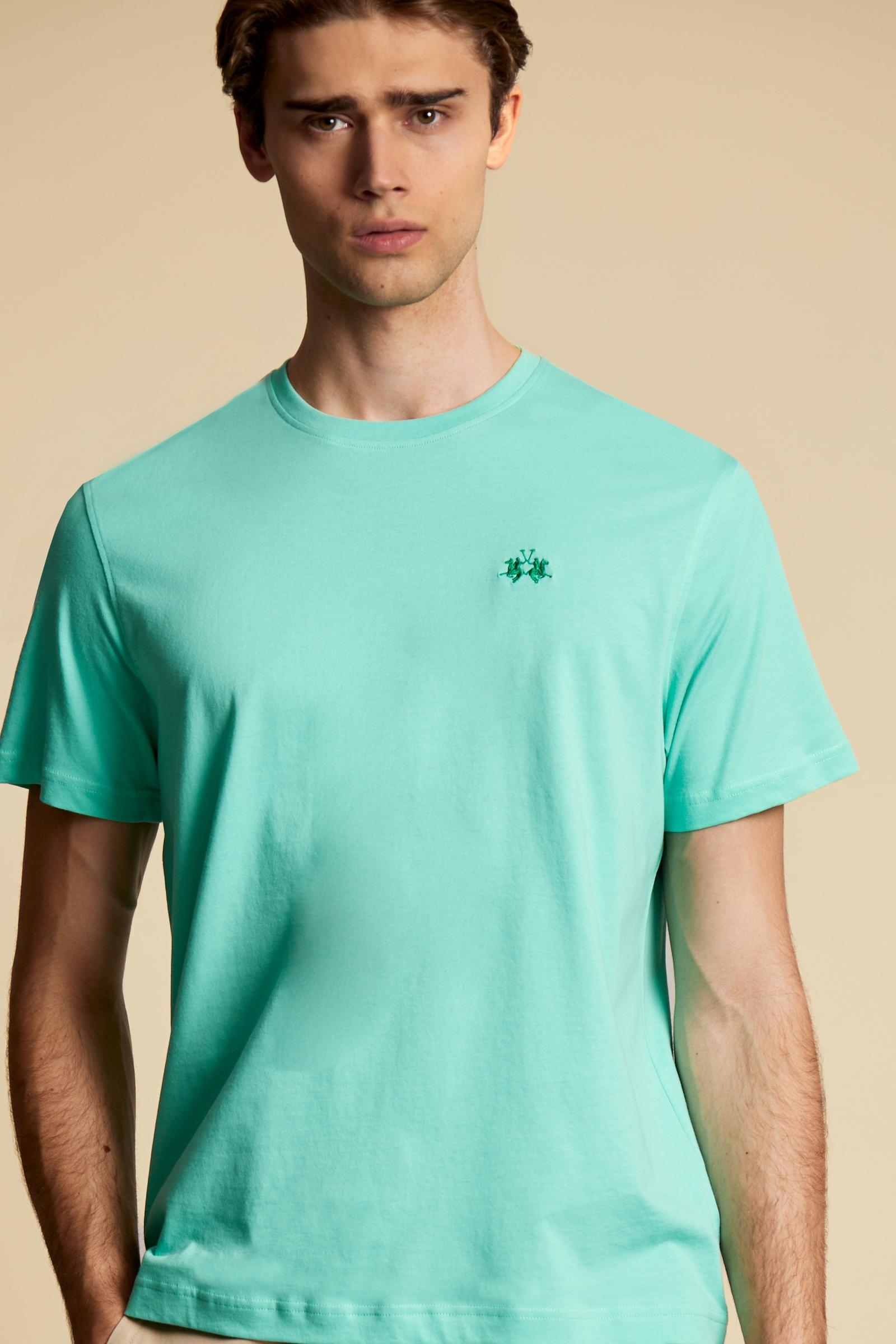 T-shirt homme en jersey de coton avec petit logo - Serge