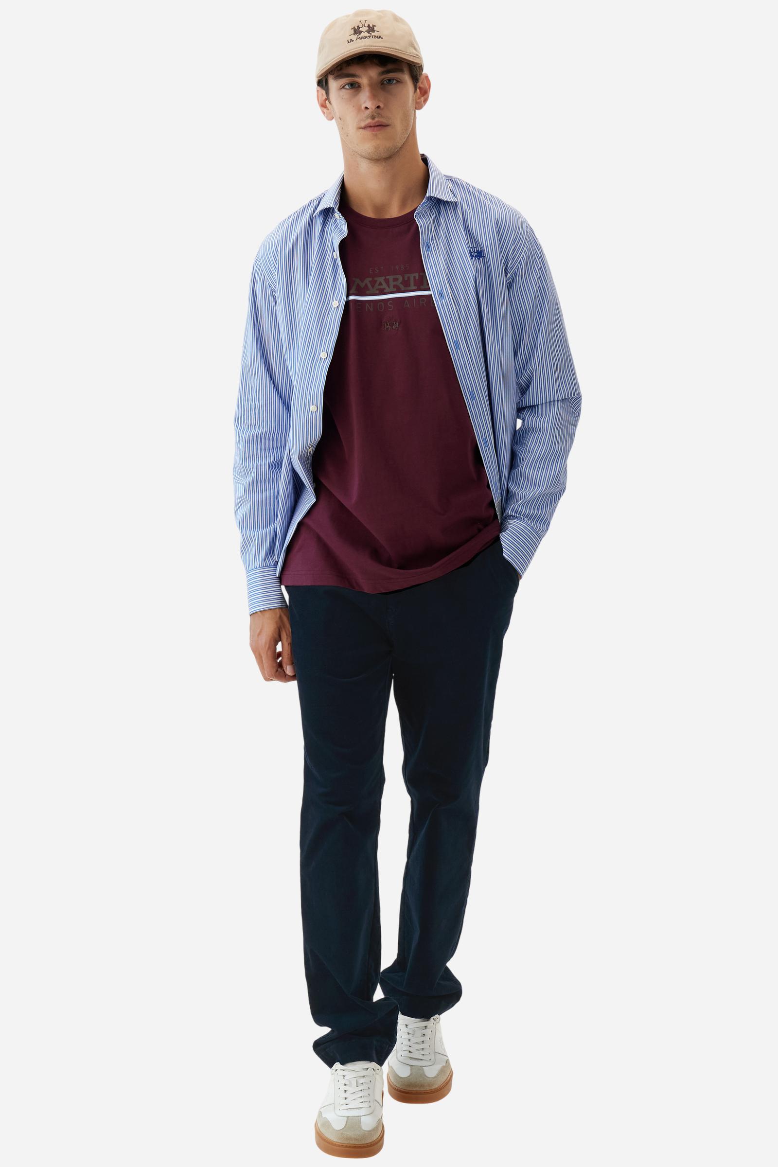 Men’s cotton jersey T-shirt La Martina EST 1985 - Benedicto