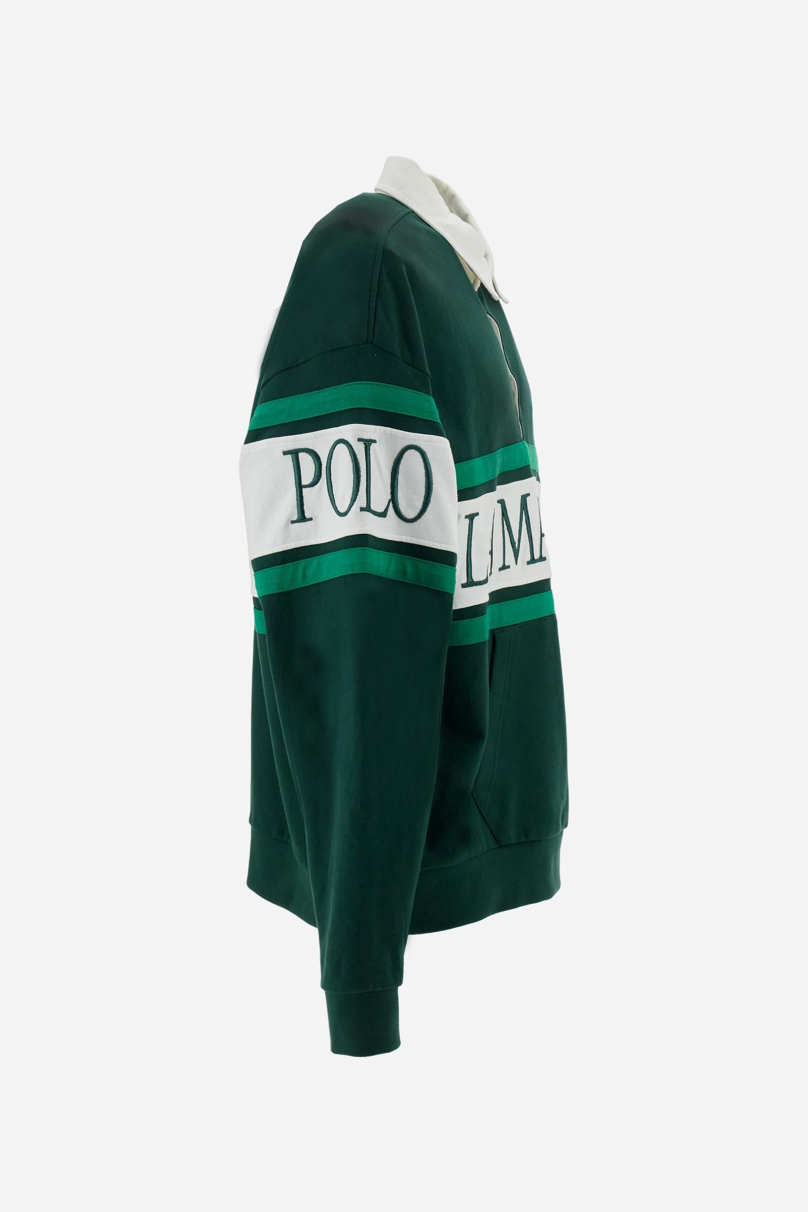 Men’s French Terry sweatshirt with contrast stripes - Chente