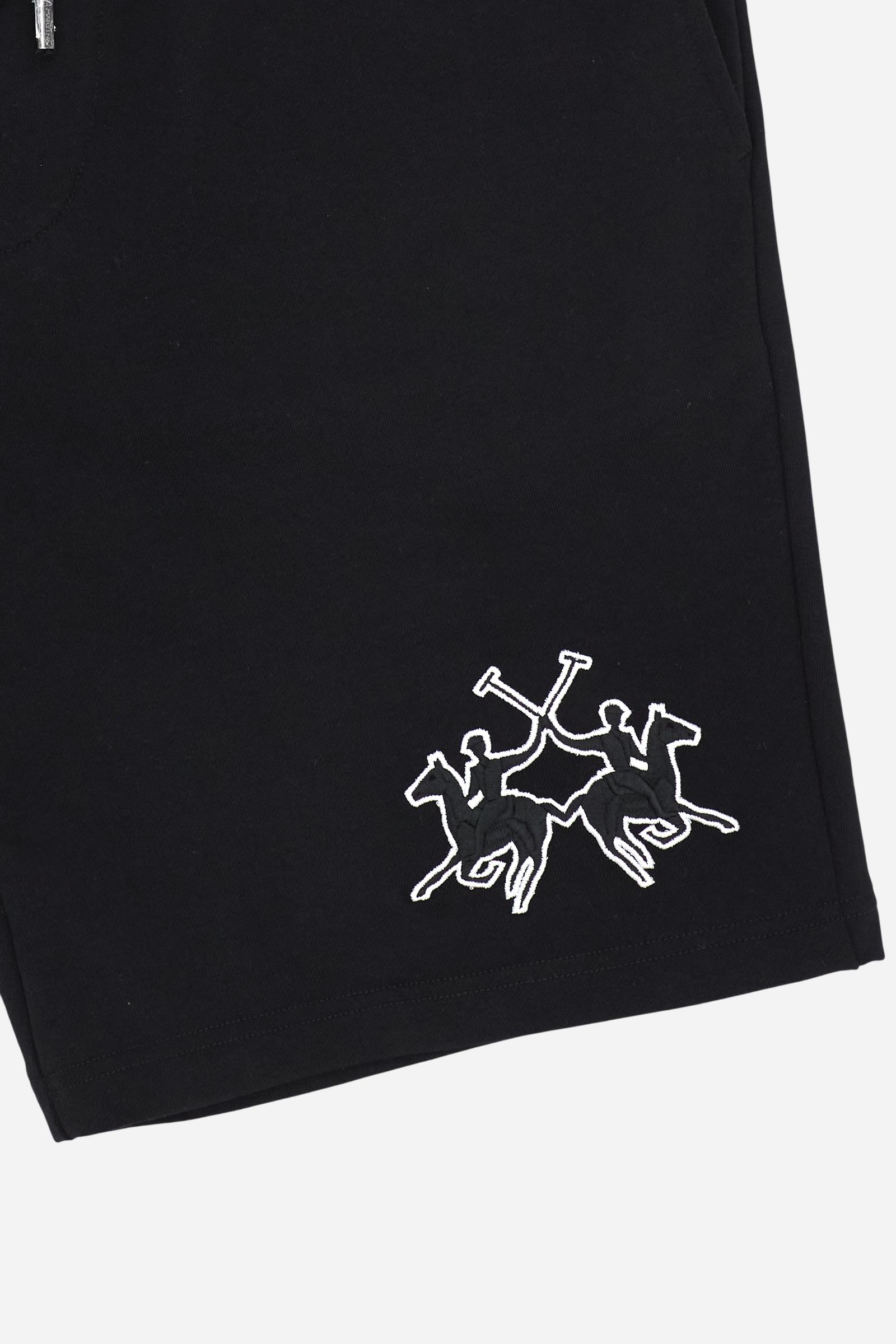 Bermuda homme en molleton de coton avec maxi logo - Remi