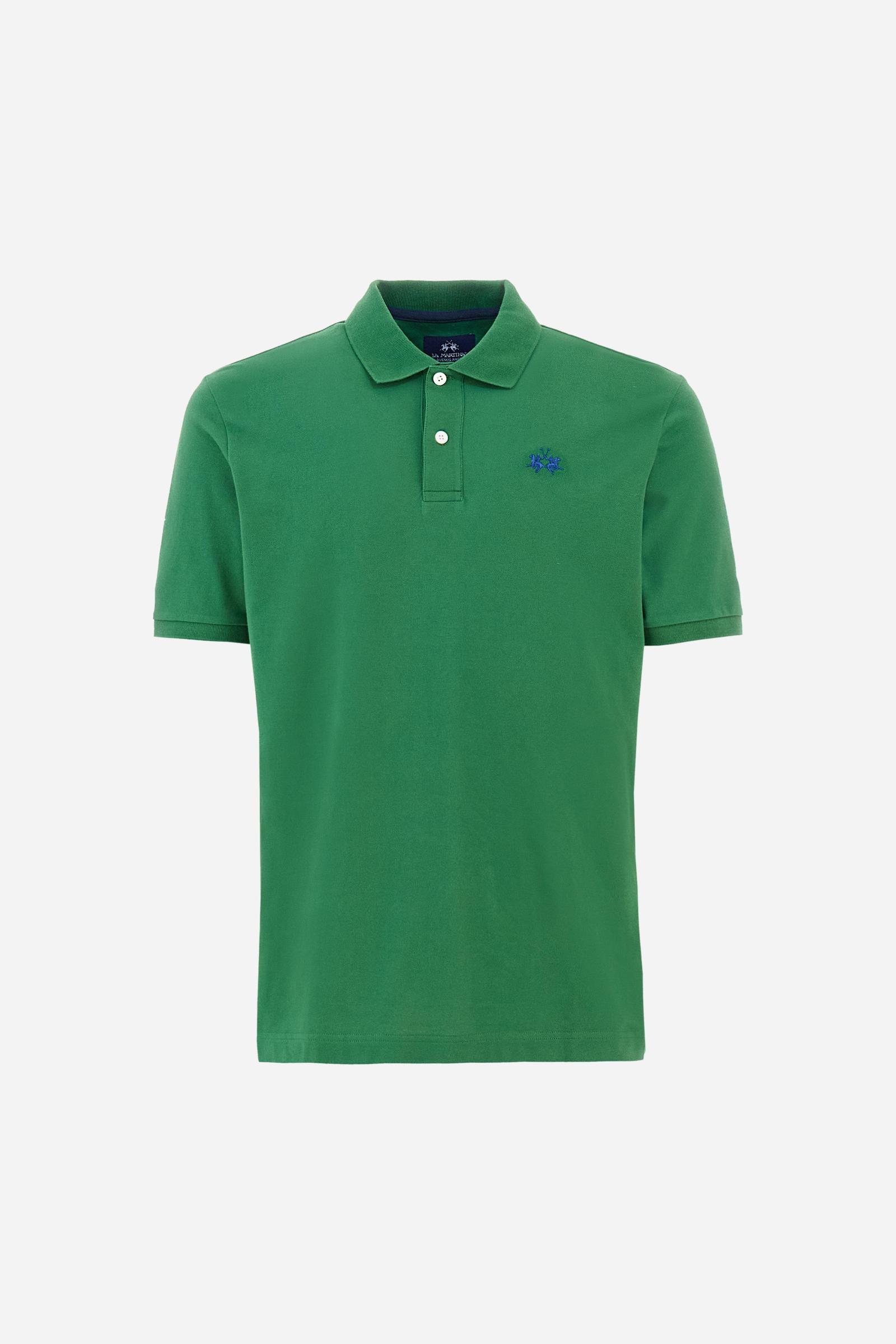 Men's short-sleeved regular-fit polo shirt - Junipet