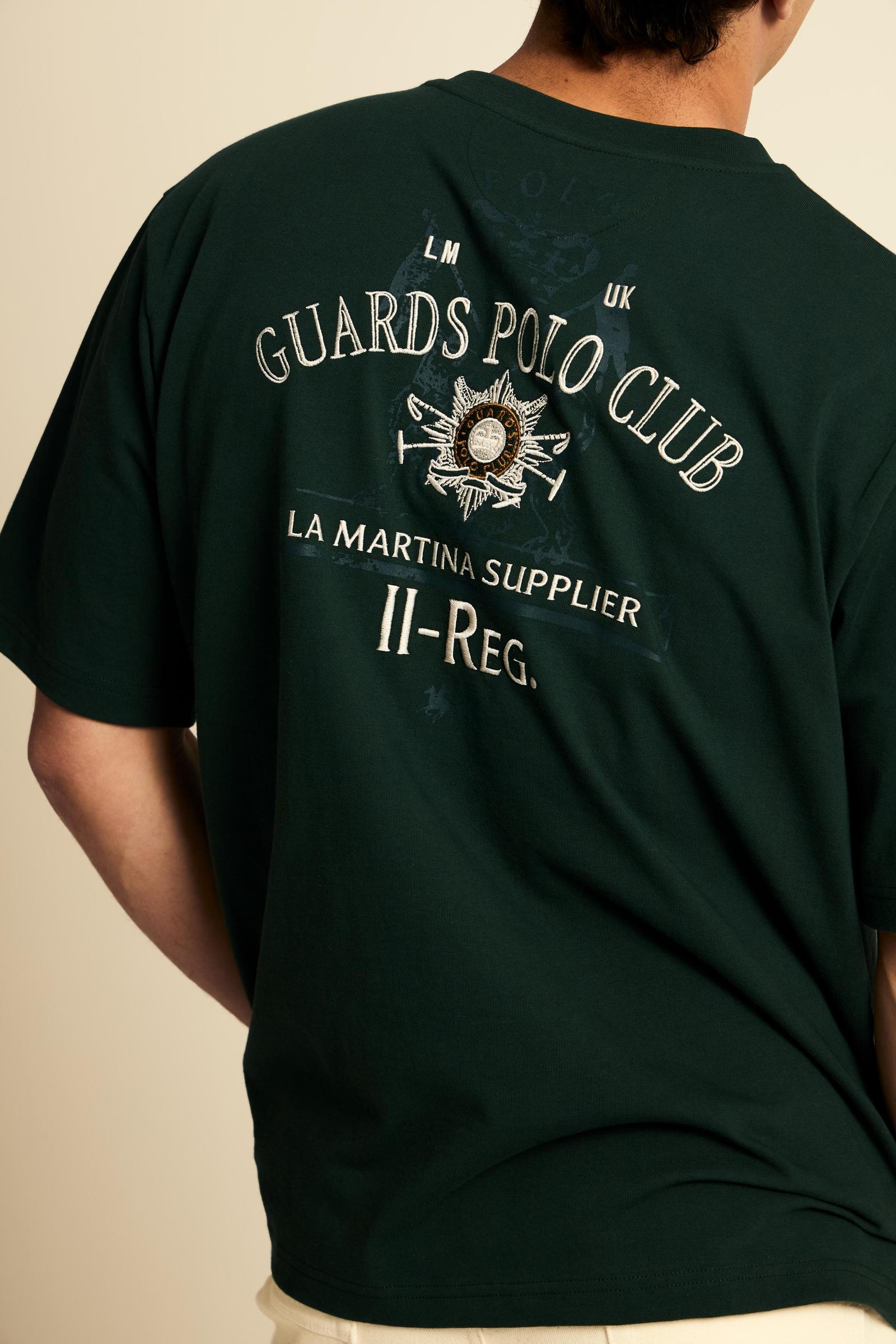 Men’s cotton T-shirt with Guards pocket – Clay