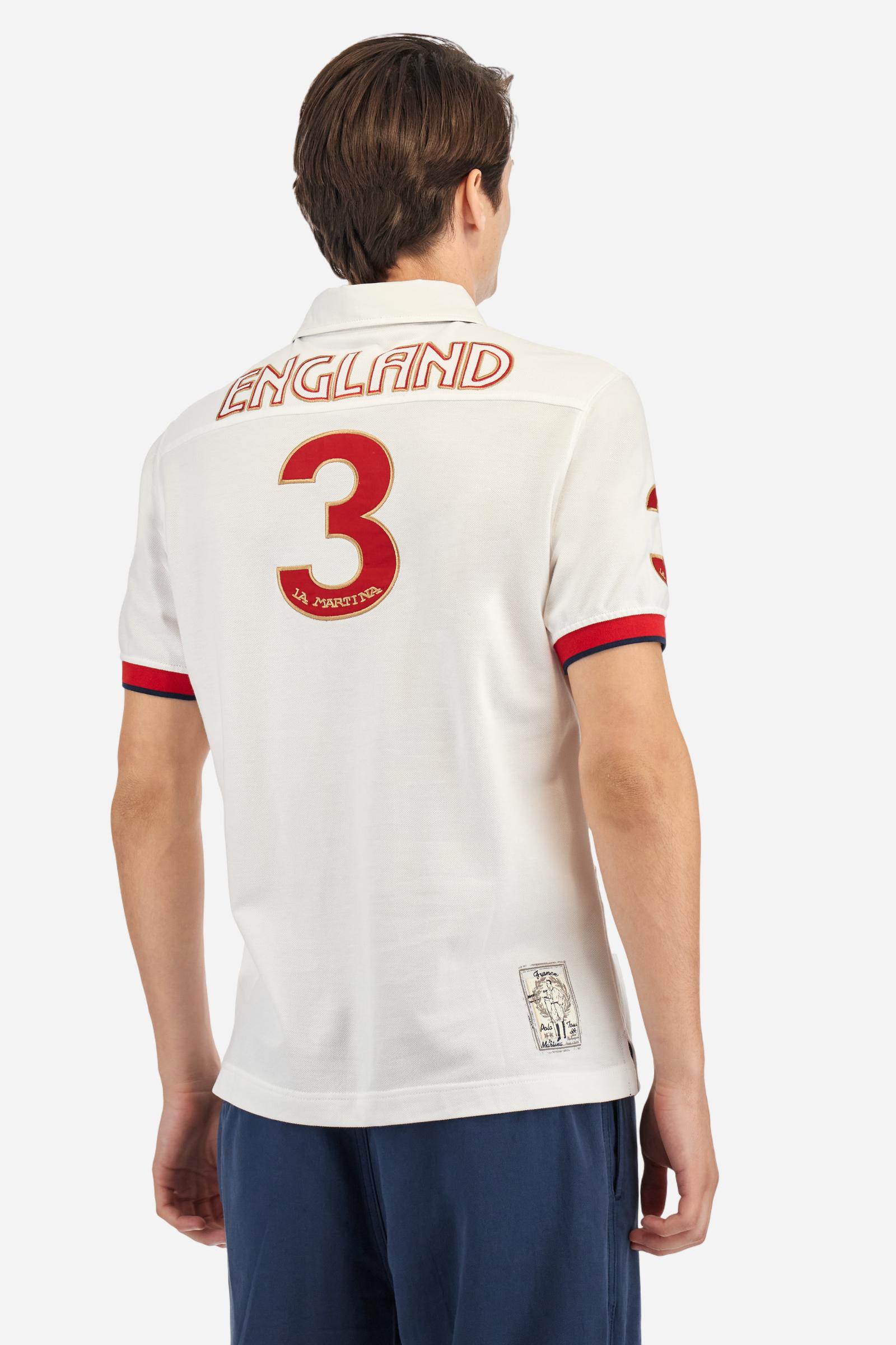 Polo shirt in piqué cotton in regular fit - Alexis