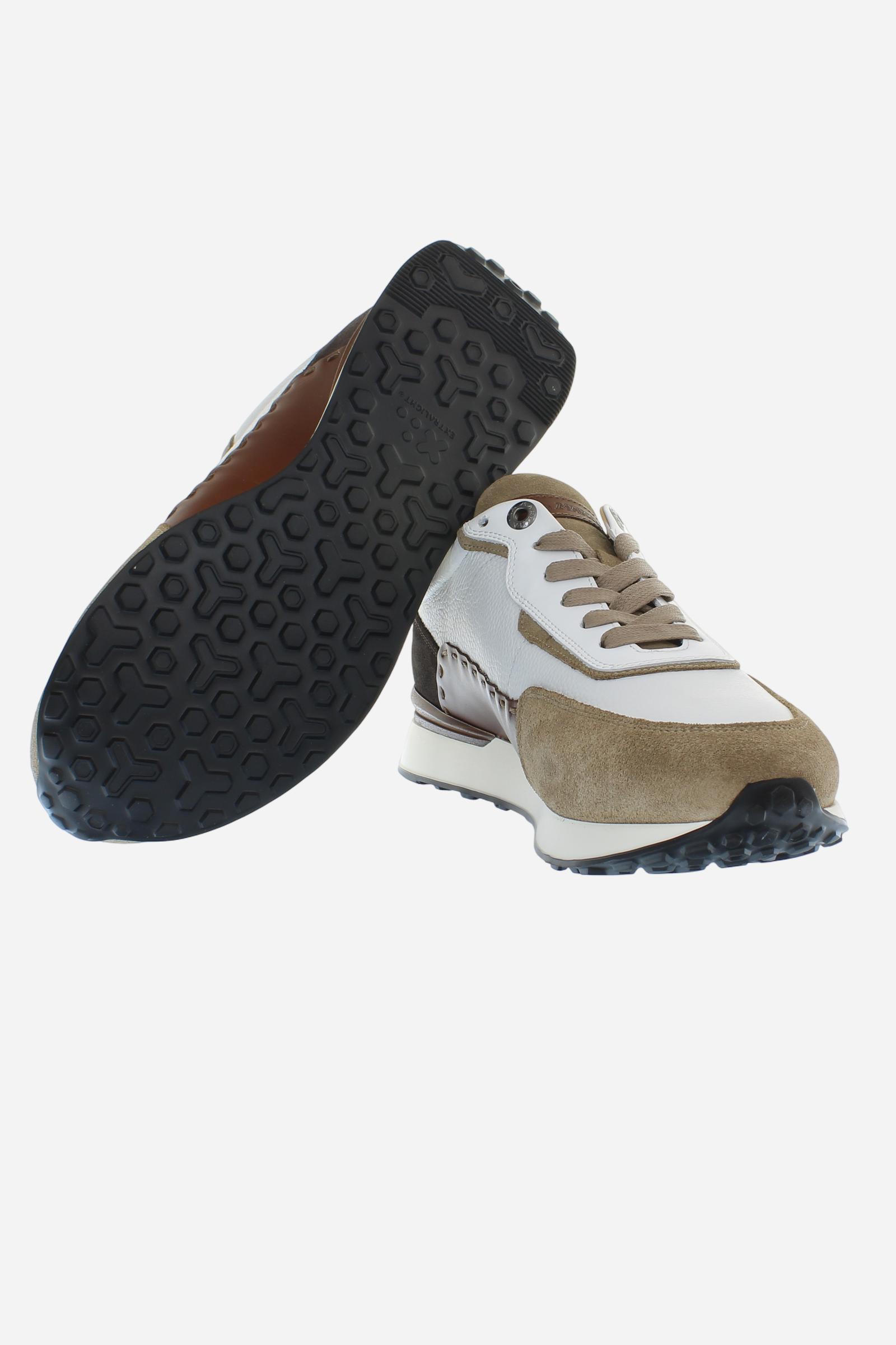 Basket pour homme en cuir avec semelle XL Extralight en EVA