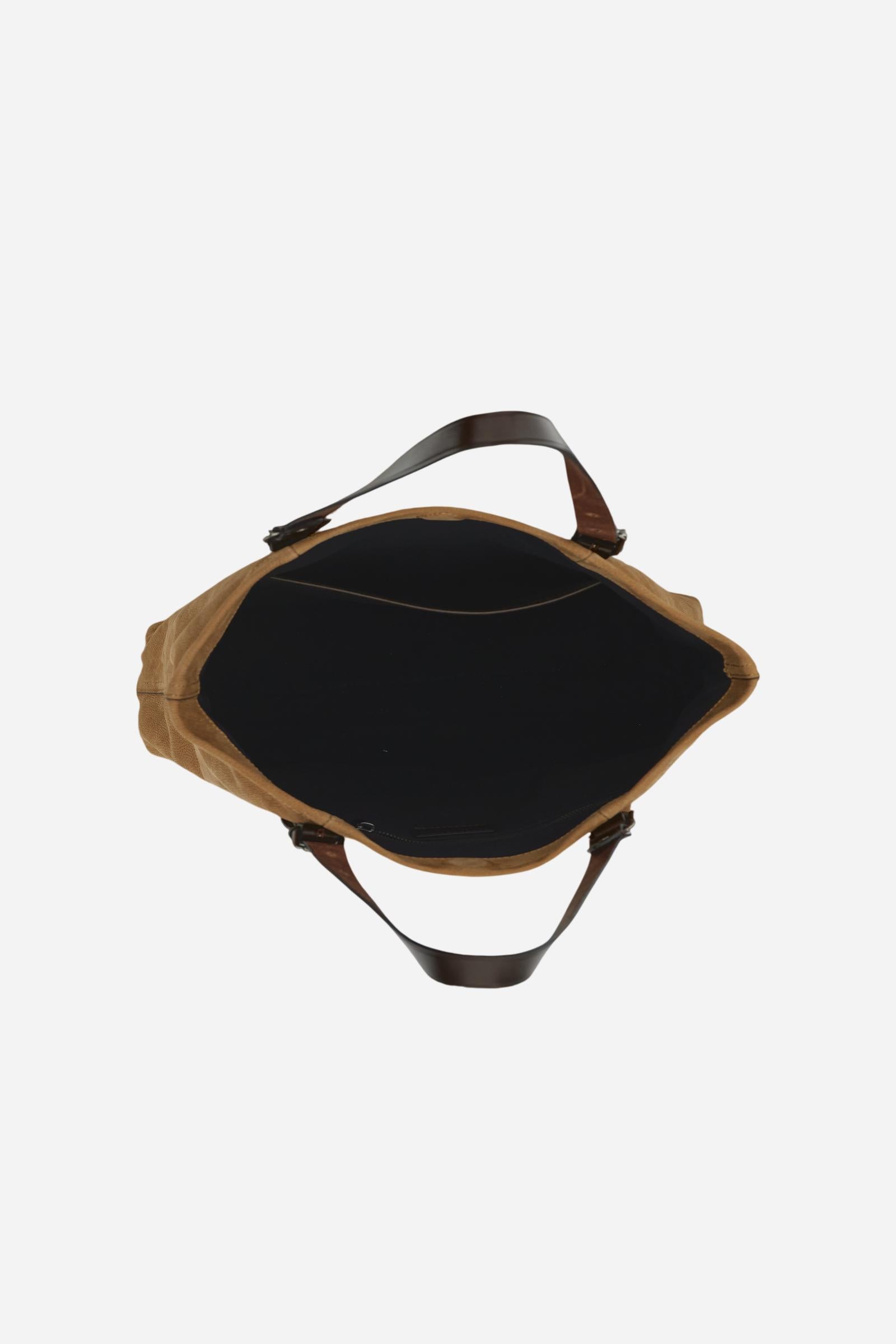 Tote bag in nabuk martellato - Hernan