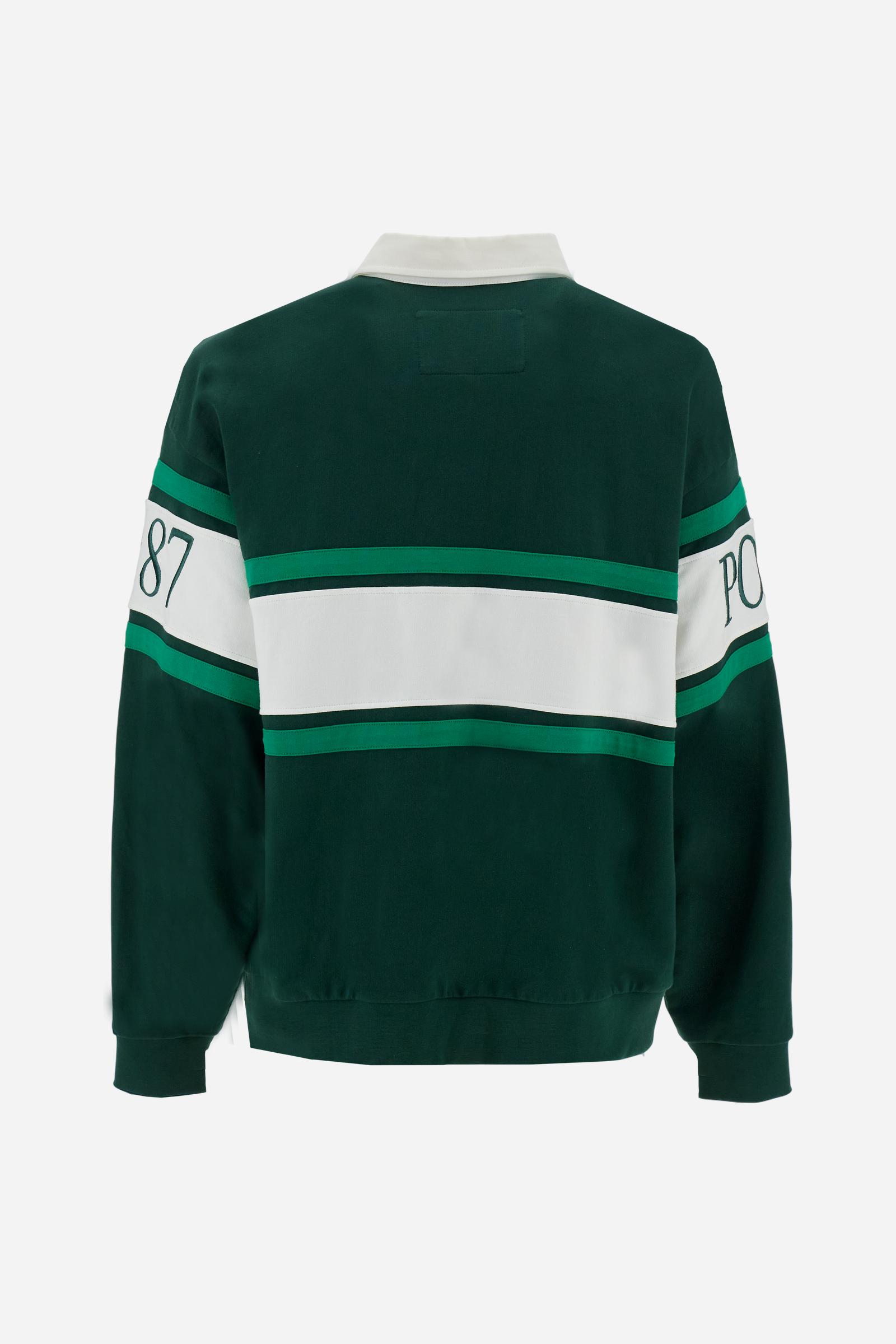 Men’s French Terry sweatshirt with contrast stripes - Chente