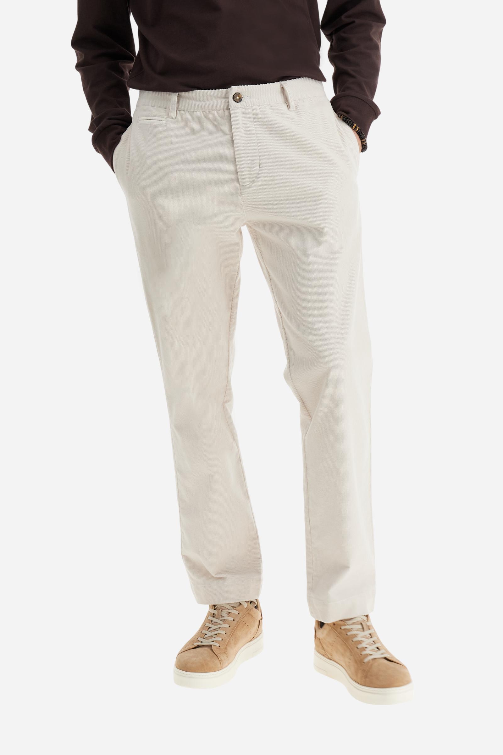 Pantalón chino de hombre en pana de cotelé - Bronte