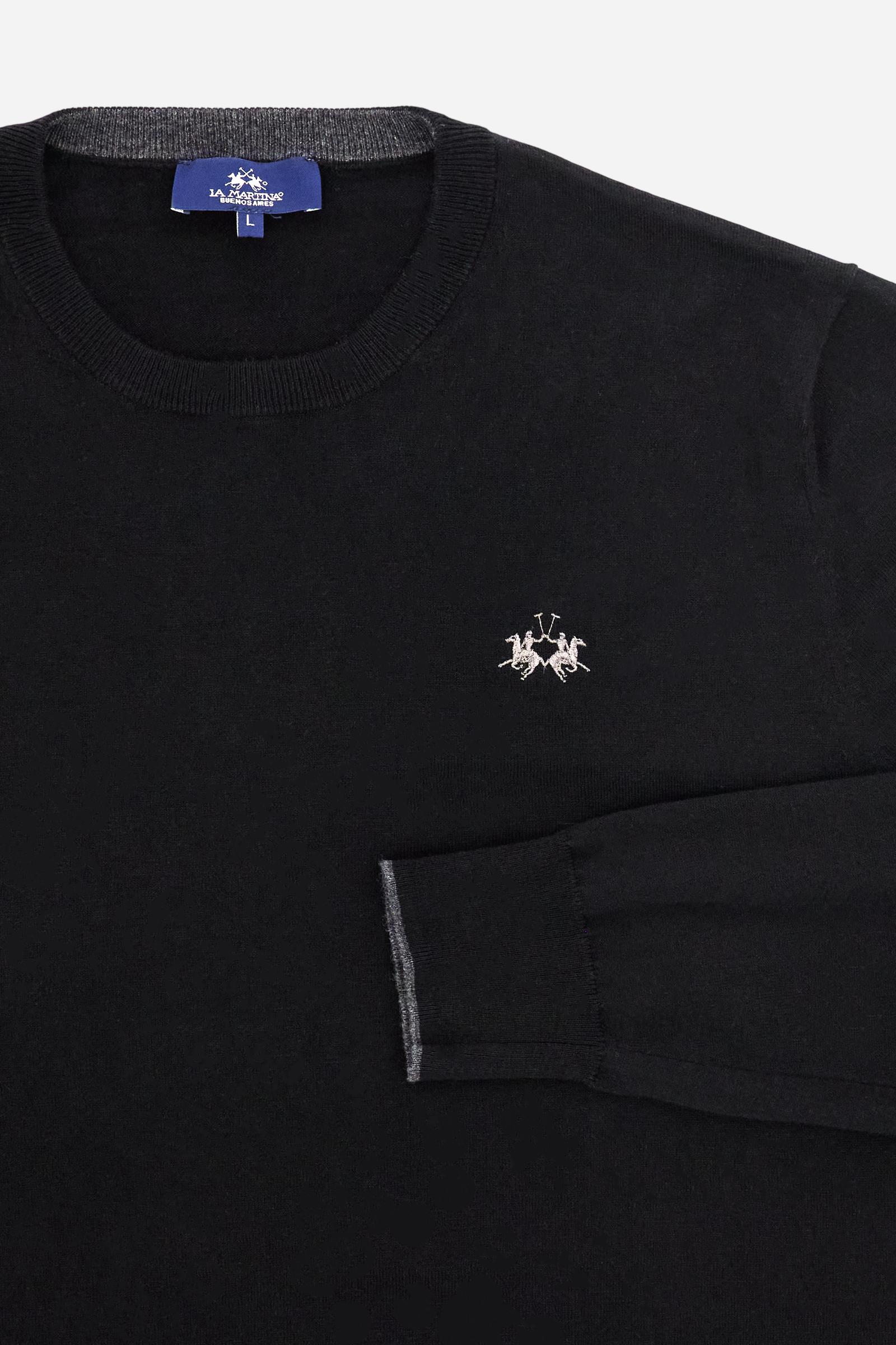 Men’s cotton crewneck sweater Iconic - Costantino