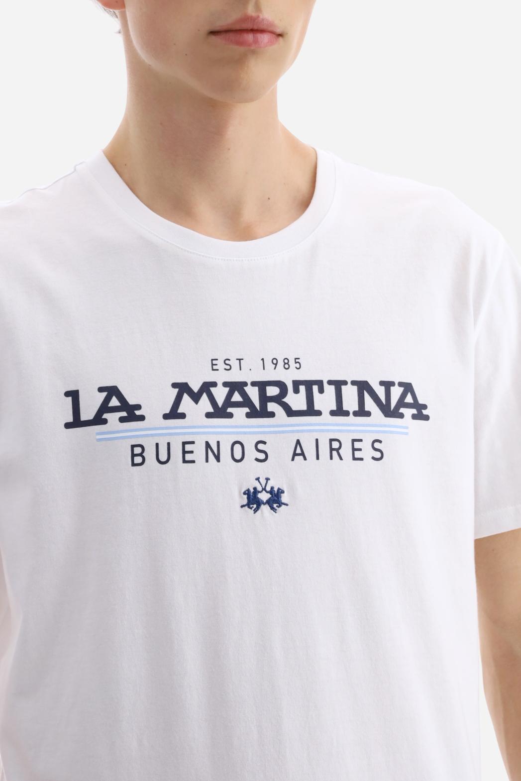 T-shirt homme en jersey coton La Martina EST 1985 - Benedicto
