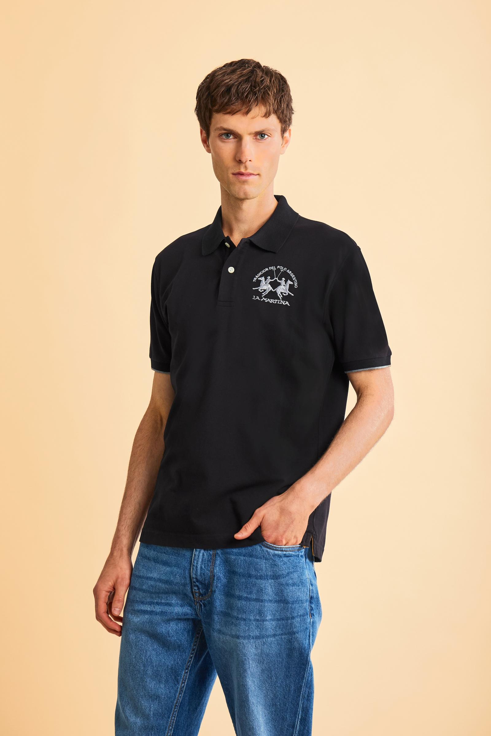 Men's regular-fit Polo Shirt - Black
