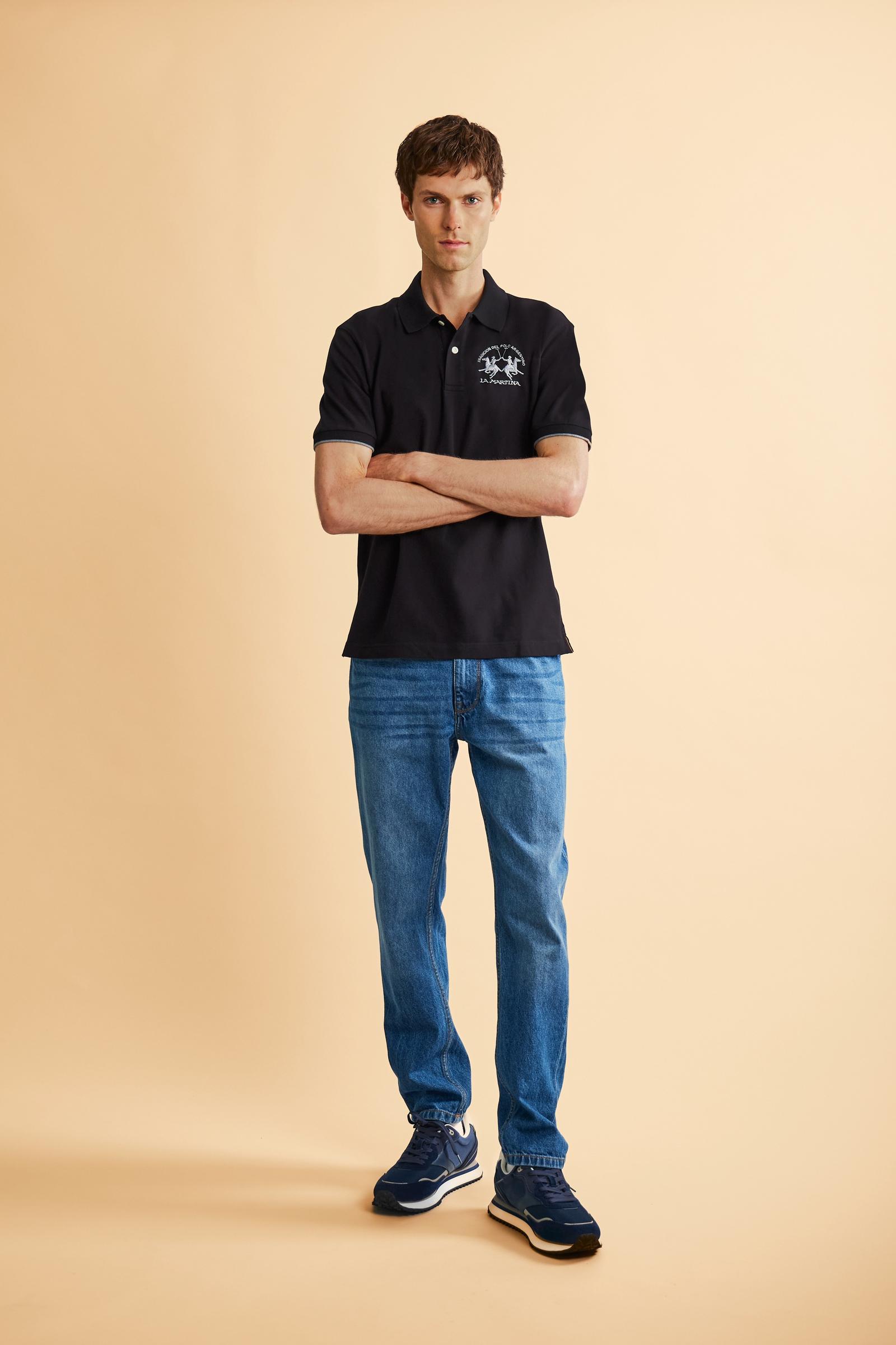 Men's regular-fit Polo Shirt - Black