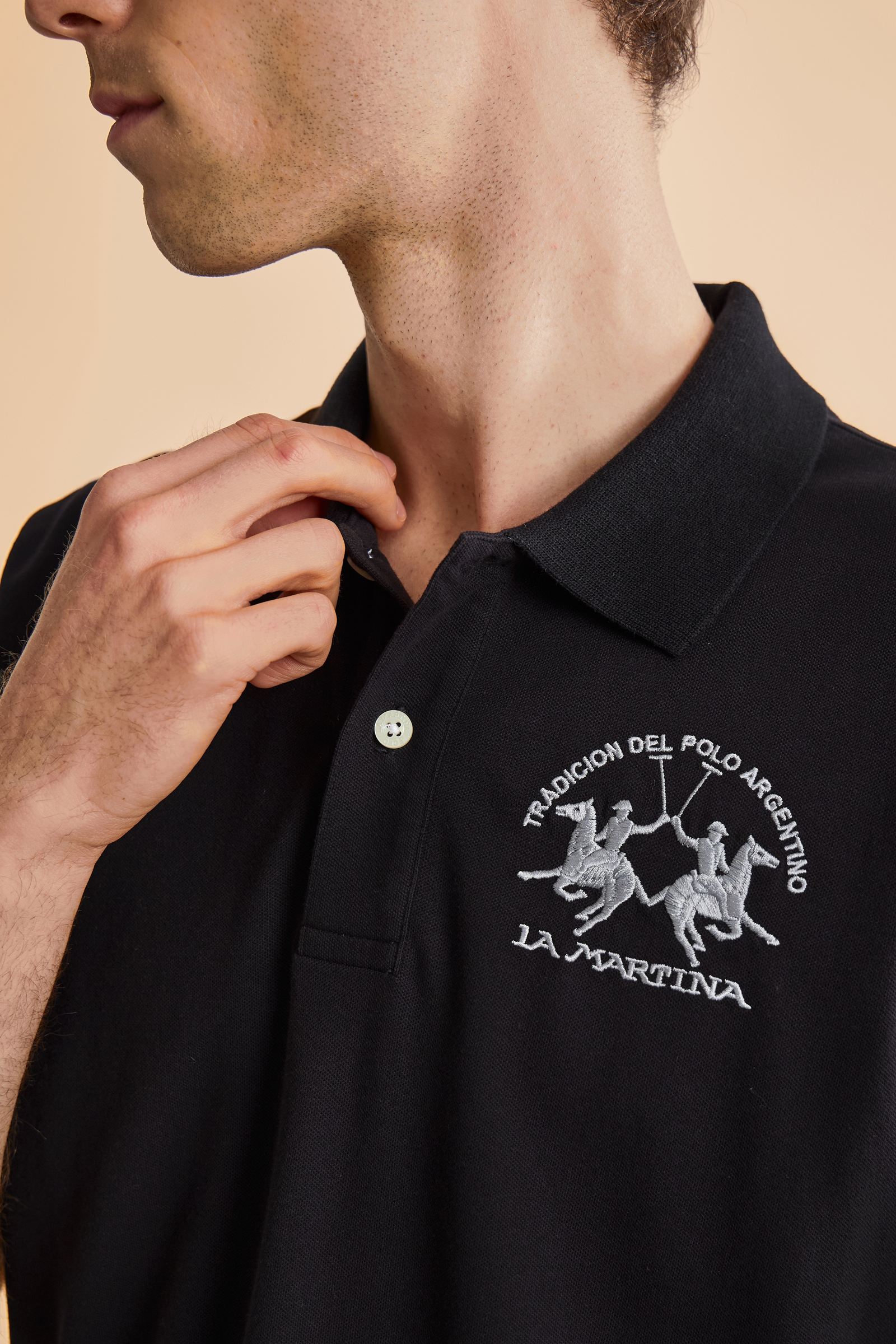 Men's regular-fit Polo Shirt - Black