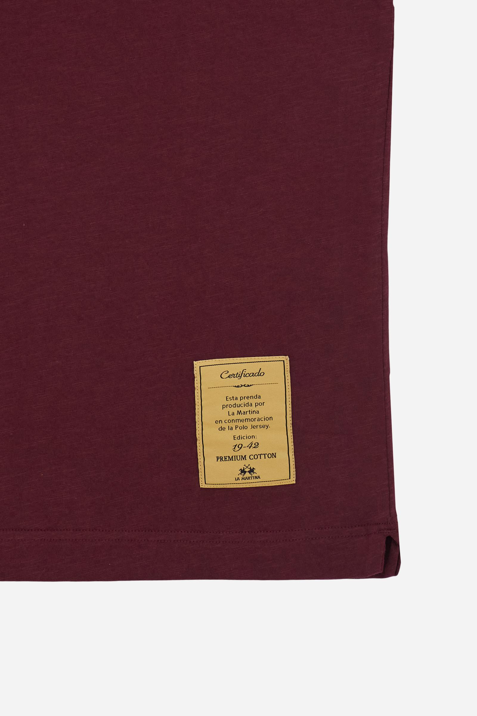 Men’s short-sleeve slub cotton jersey polo shirt. Comfort fit with iconic details inspired by the 19-42 model. - Port Royale