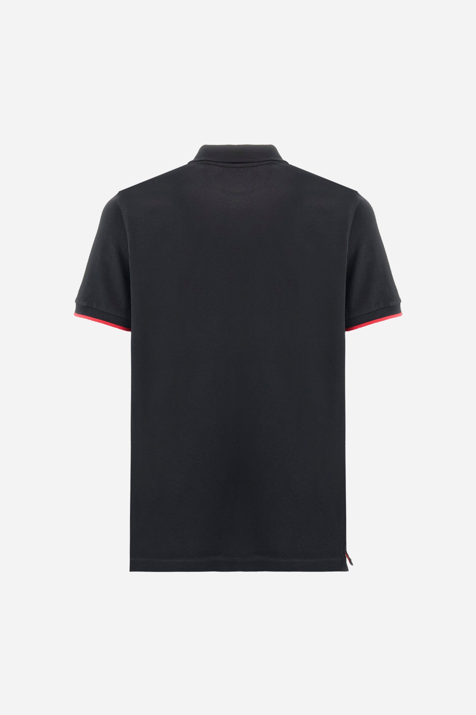 Polo stretch avec poignets contrastés - Asahi