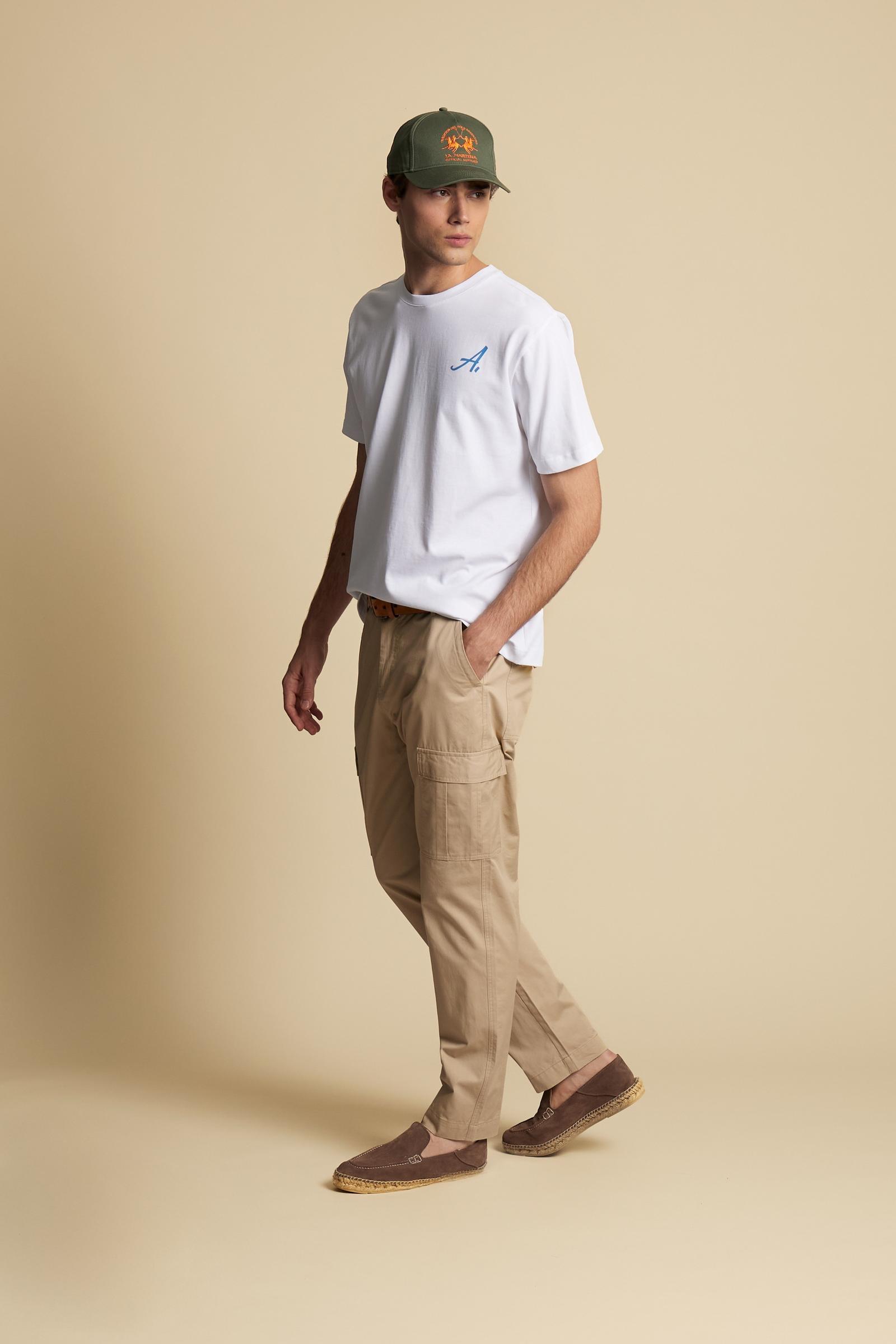 Men’s crew neck cotton jersey T-shirt Elite Polo – Ciceron