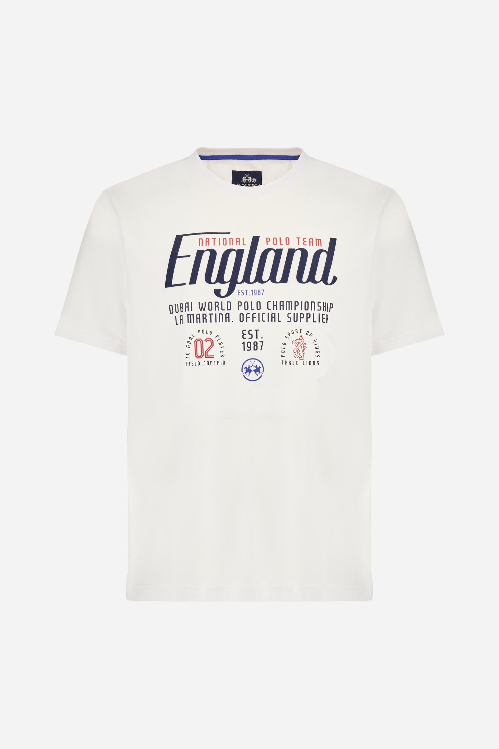 Regular fit cotton jersey T-shirt - Alberic