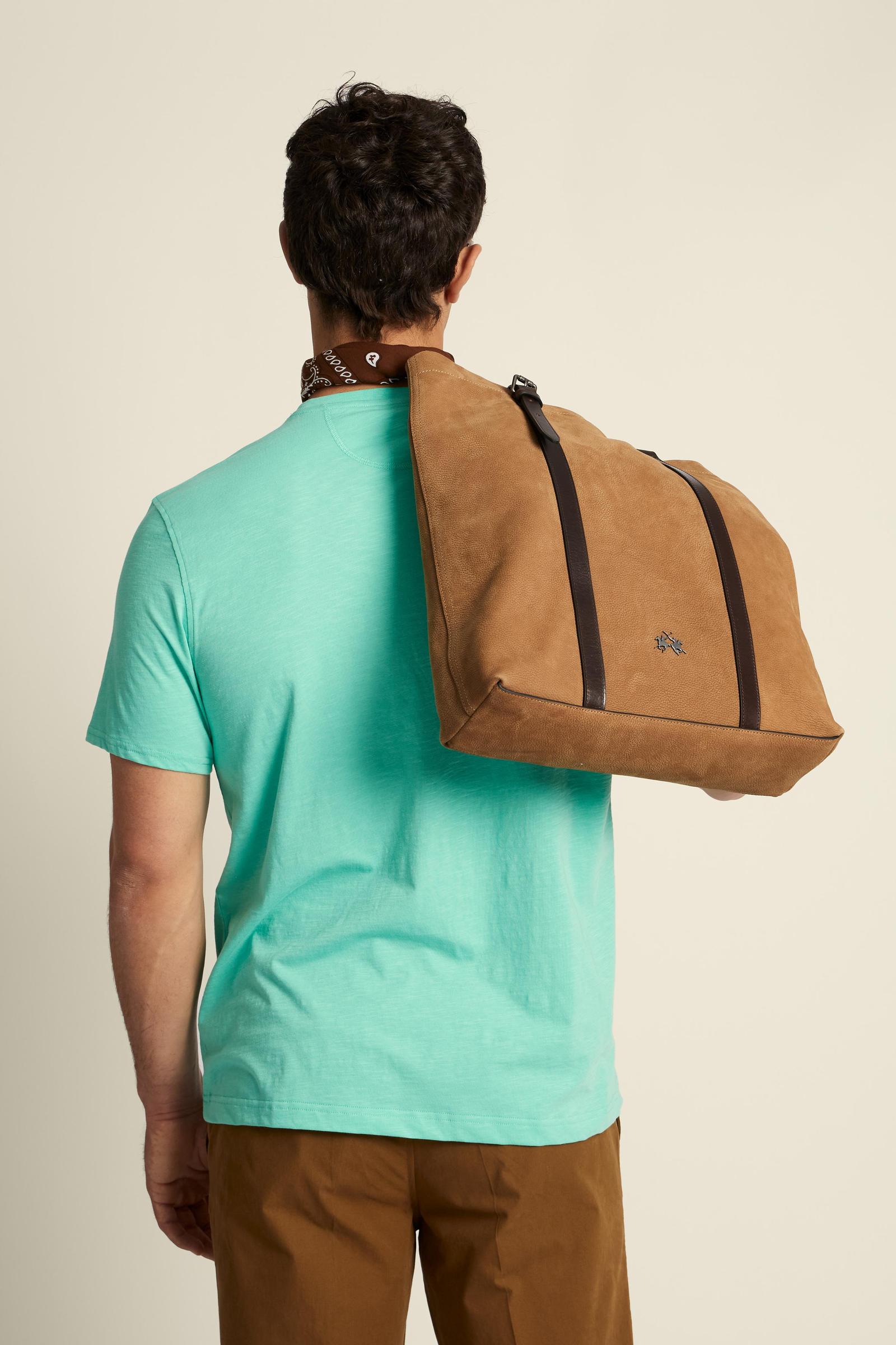 Men’s slub jersey T-shirt with logo chest pocket - Tuan