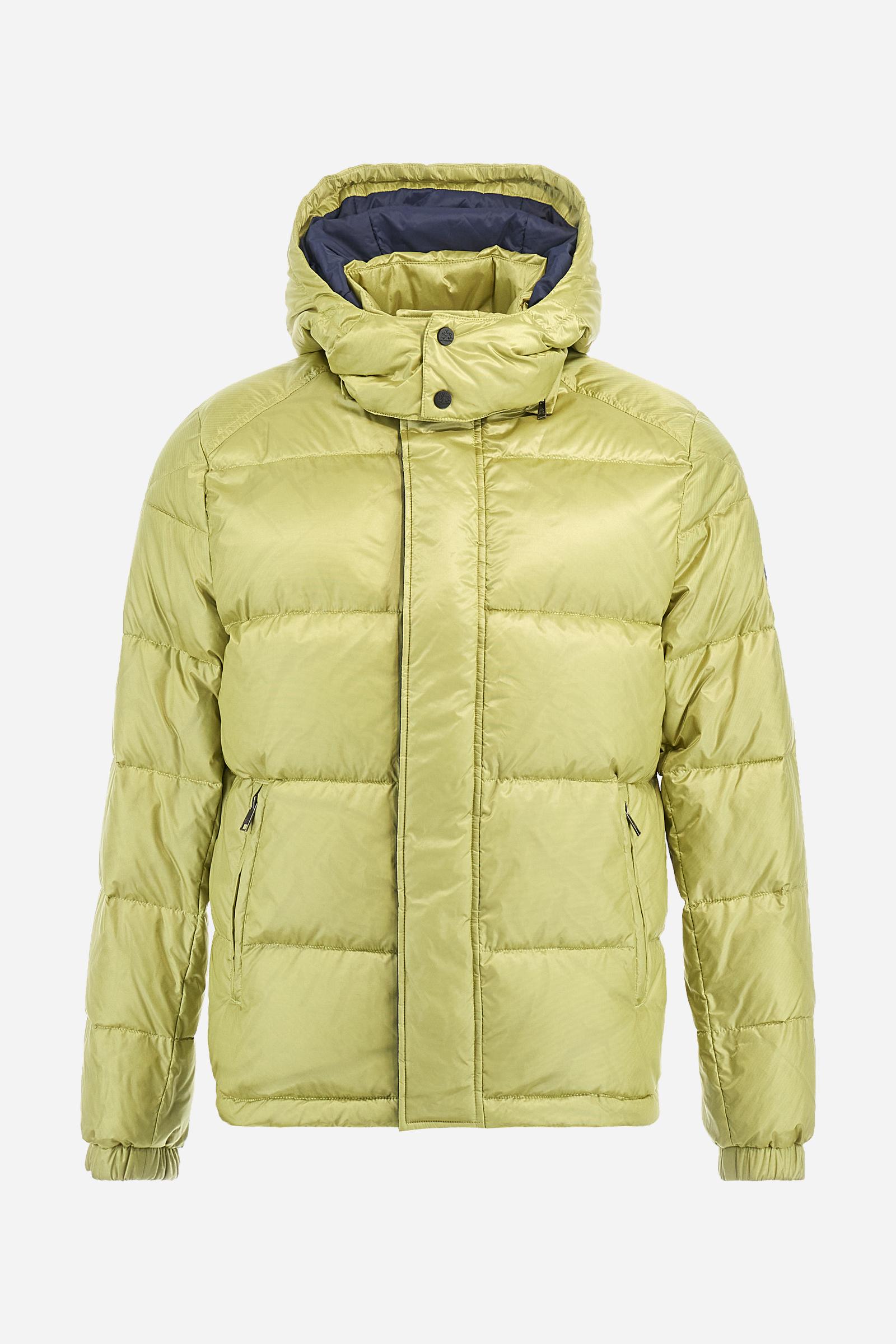 Men’s iridescent nylon down jacket Polo Player - Bert