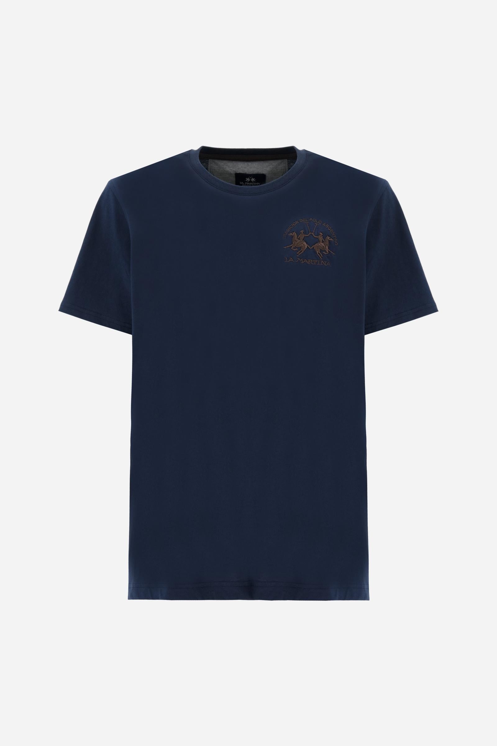 Men’s cotton T-shirt with Team logo - Bienvenido