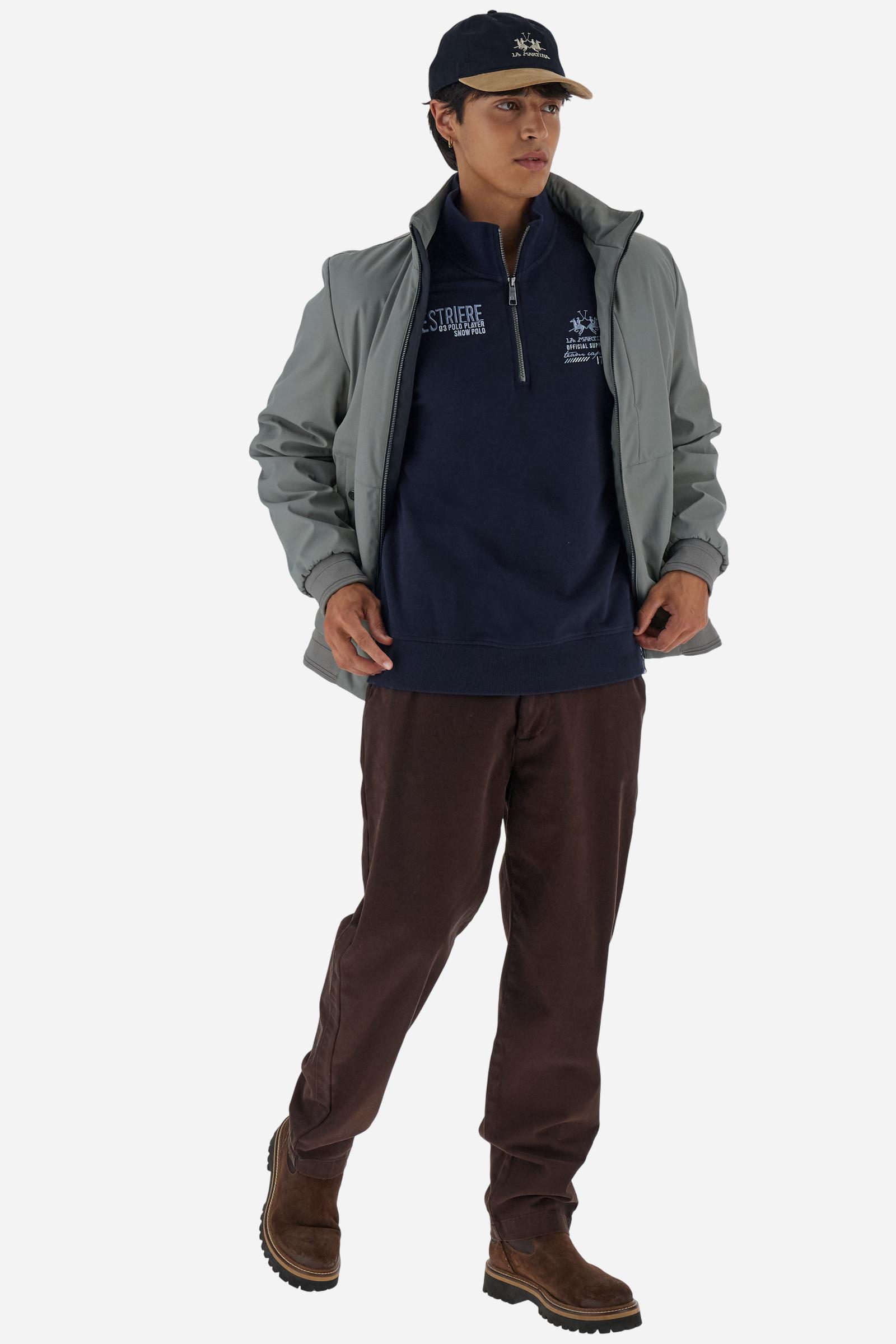 Sweat homme col montant zippé - Boris