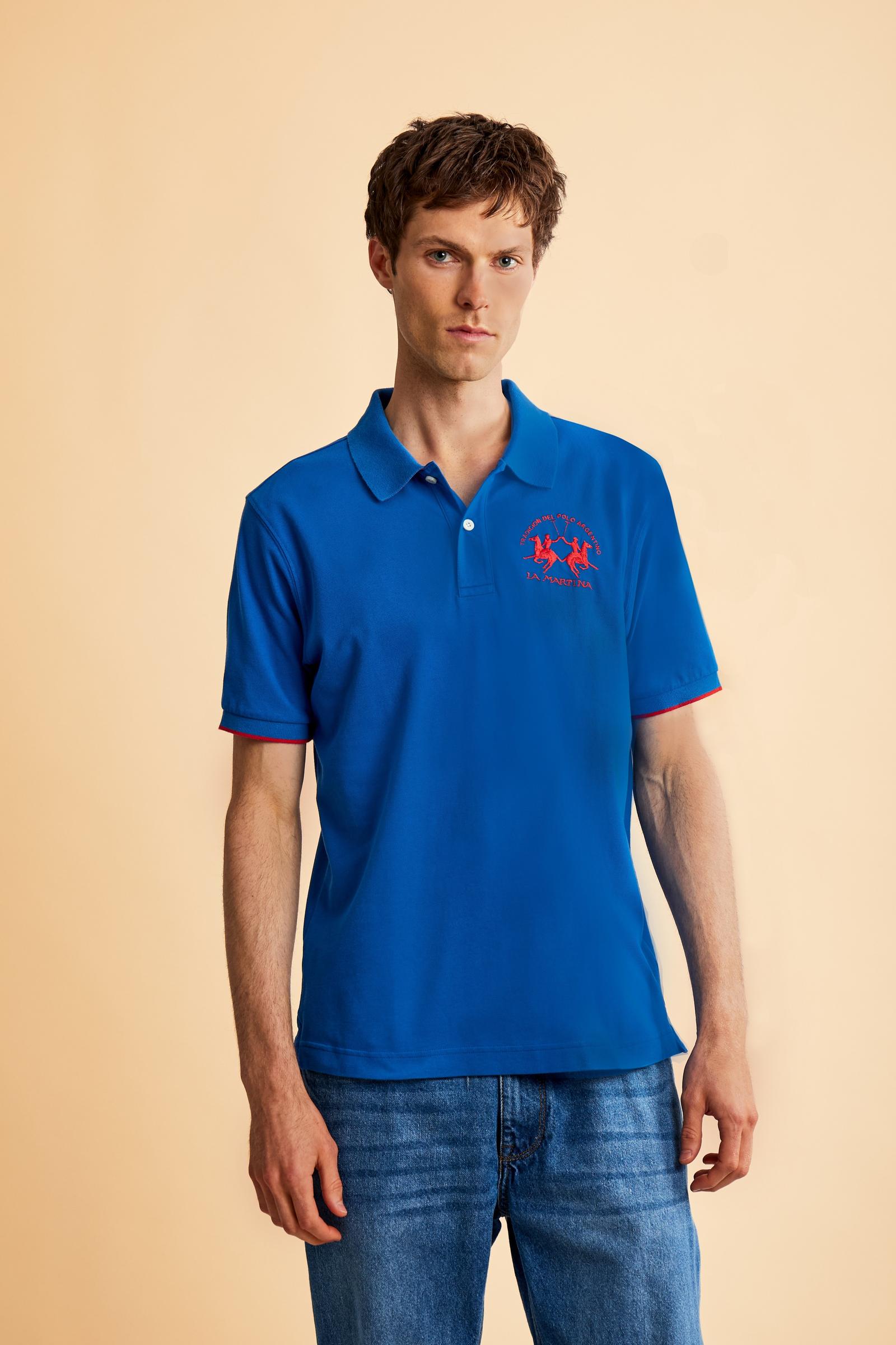 Men's regular-fit Polo Shirt - Classic Blue