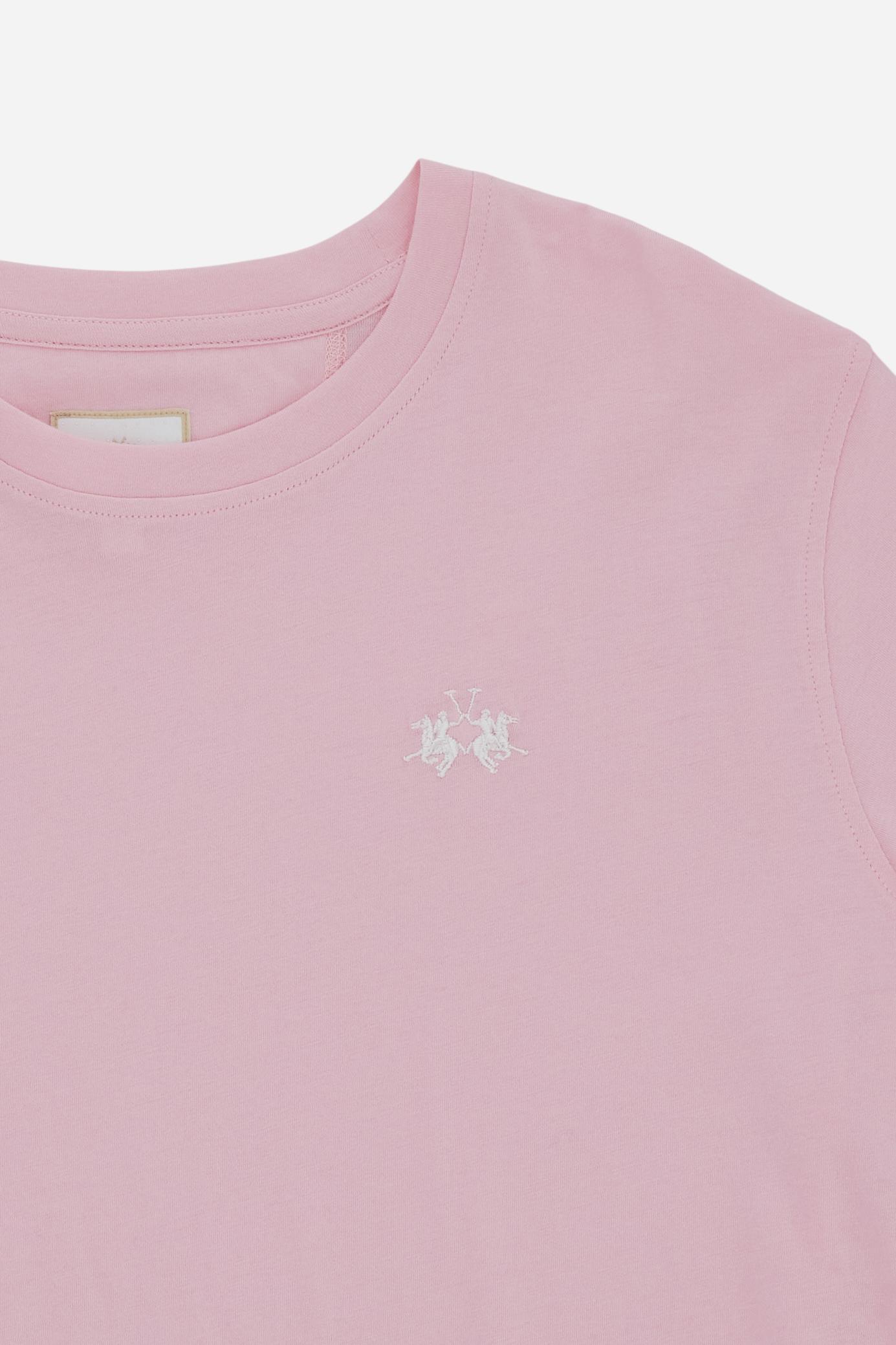 Women’s short-sleeve cotton jersey T-shirt. Crew-neck style with regular fit and small embroidered brand logo on the chest. - FairTale