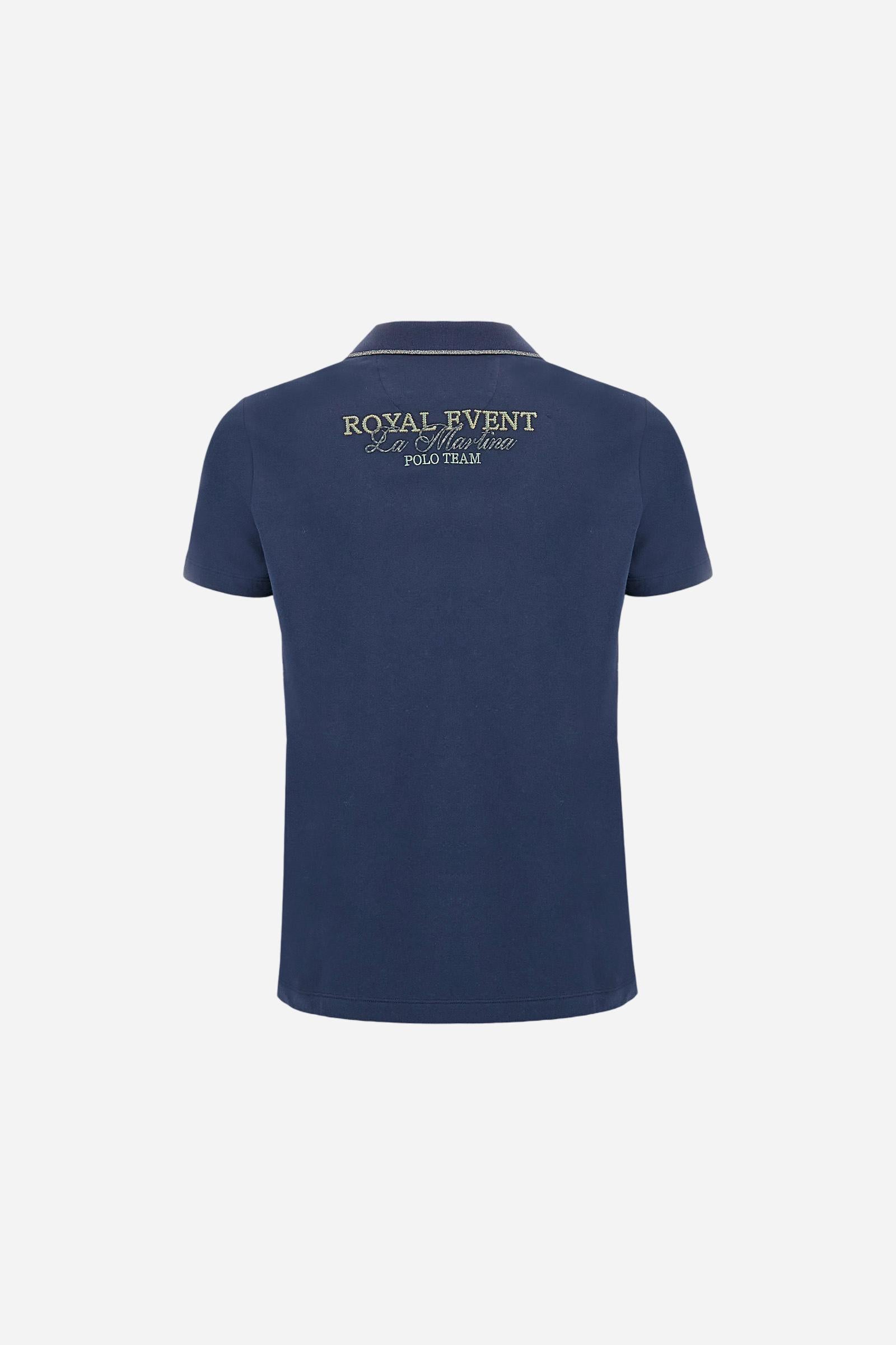 Polo shirt in stretch piqué cotton in regular fit - Arcadia