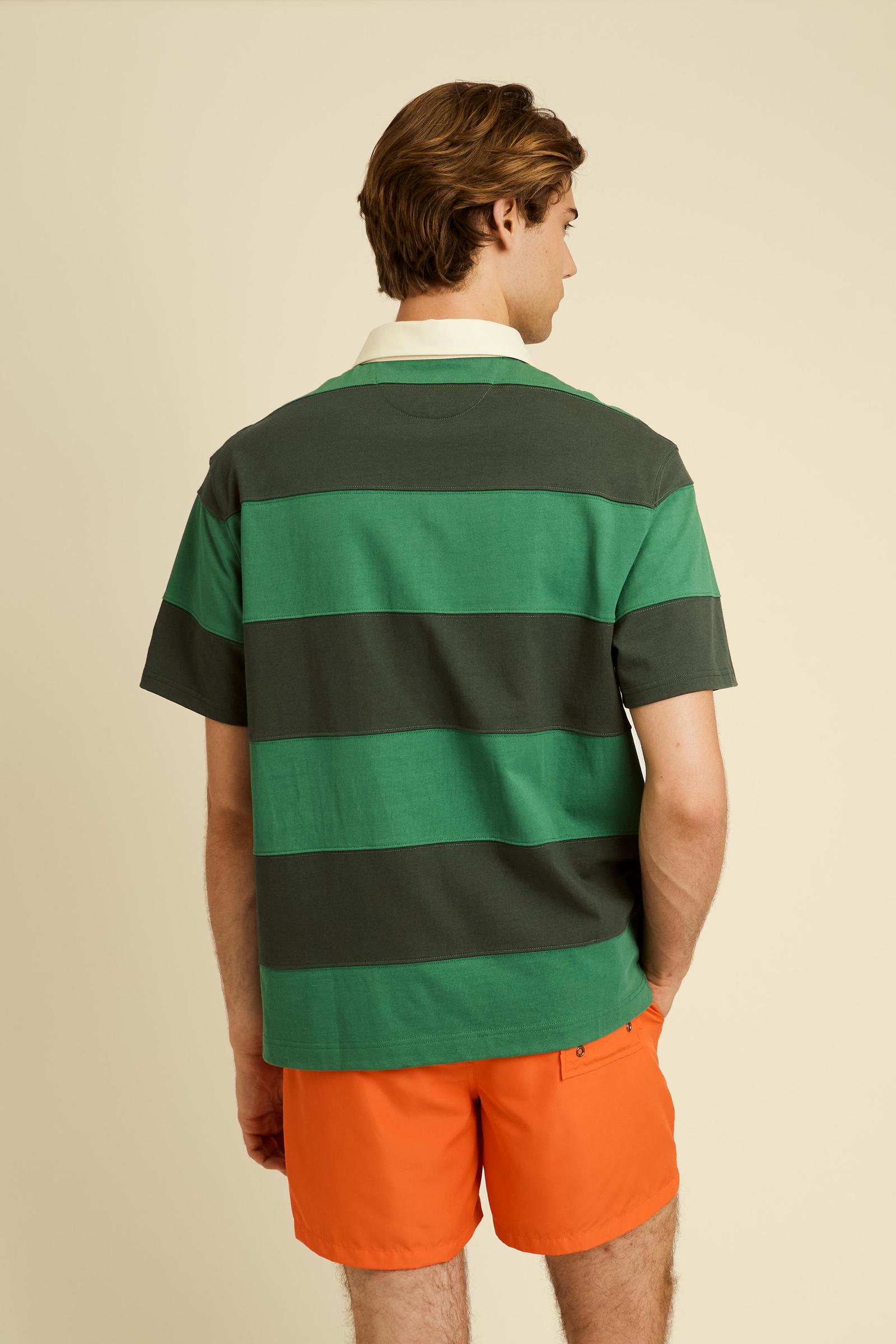 Polo rugby Heritage LM 87 en jersey de coton épais - Calixto