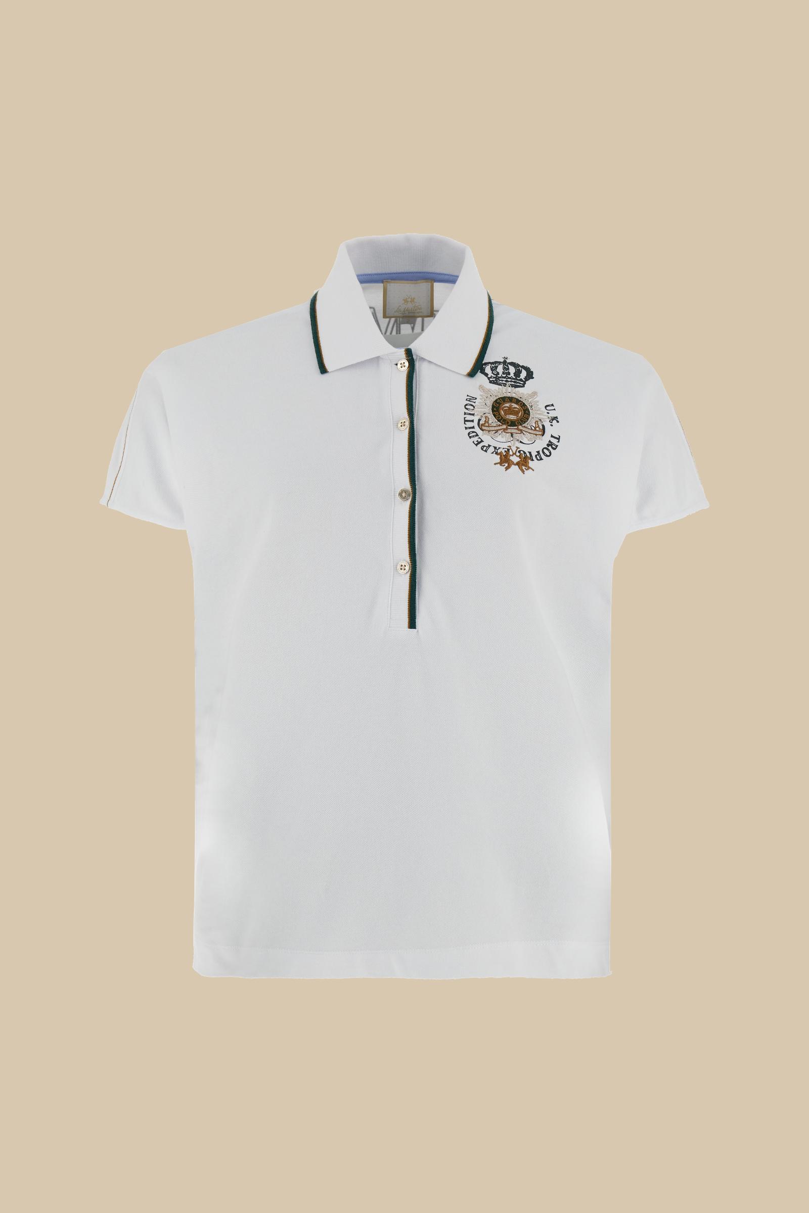 Polo donna in piquet stretch Guards Polo Club - Corazon