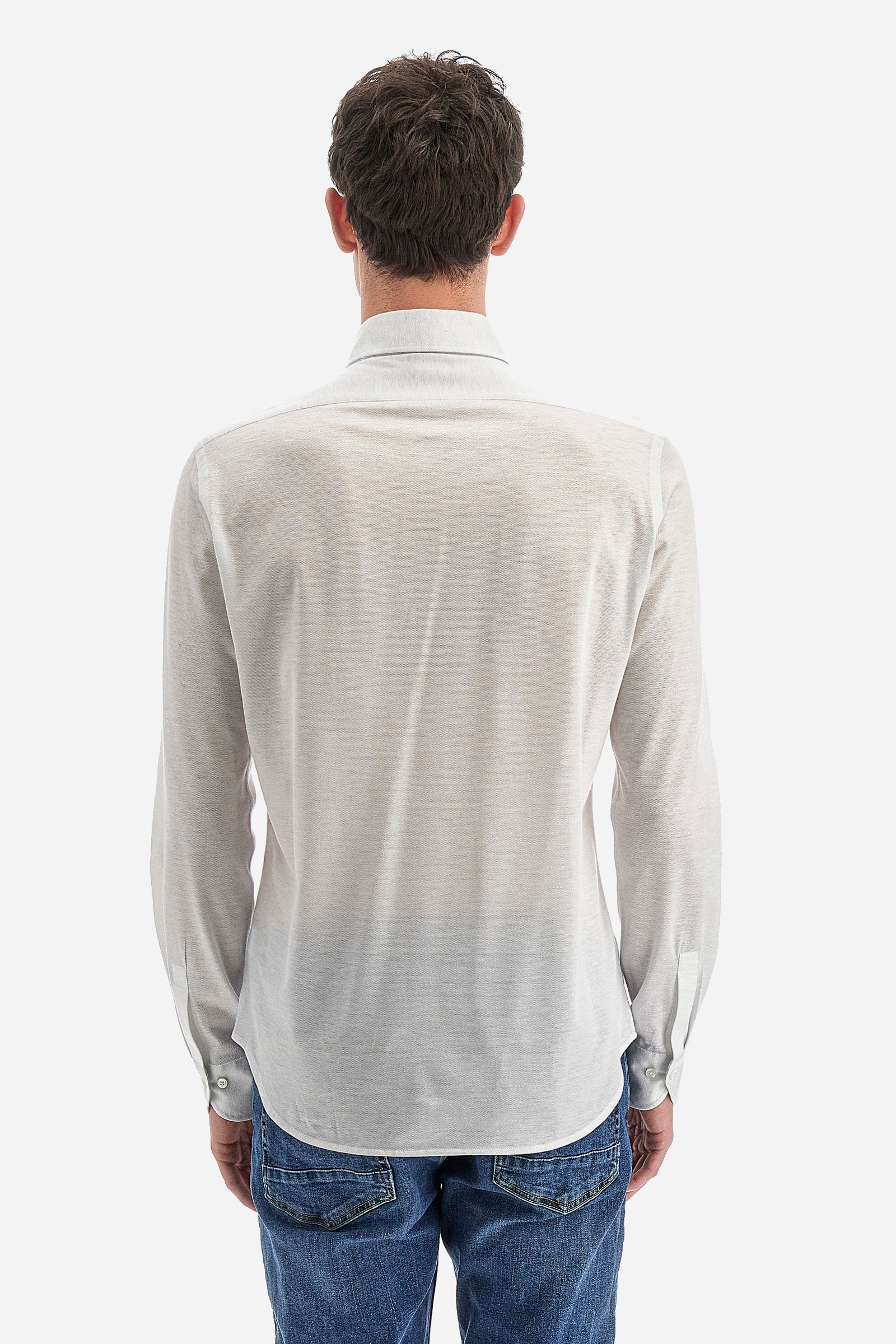 Men’s cotton and lyocell shirt – Wells