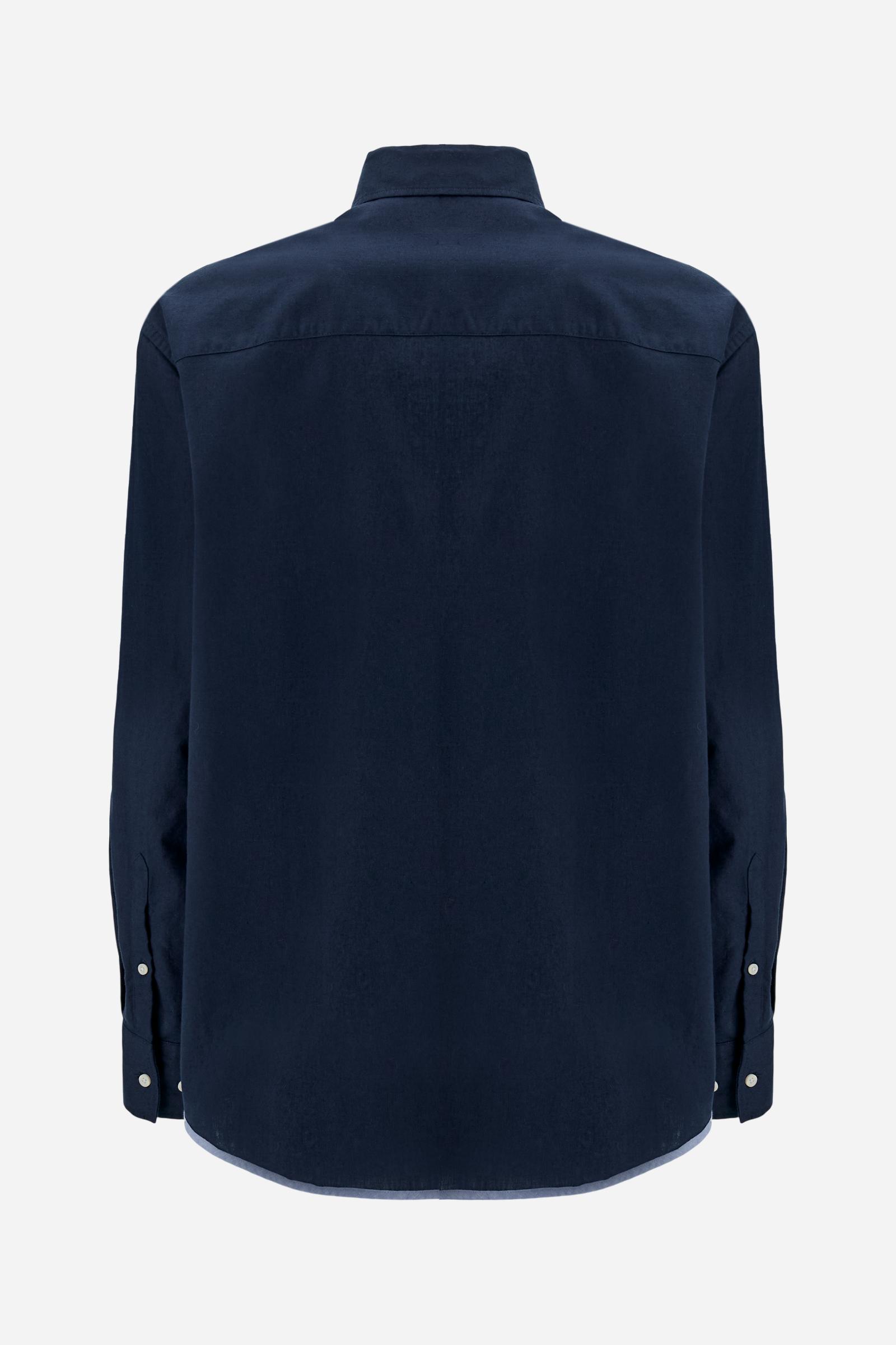 Men’s cotton and linen shirt Guards - Crispin