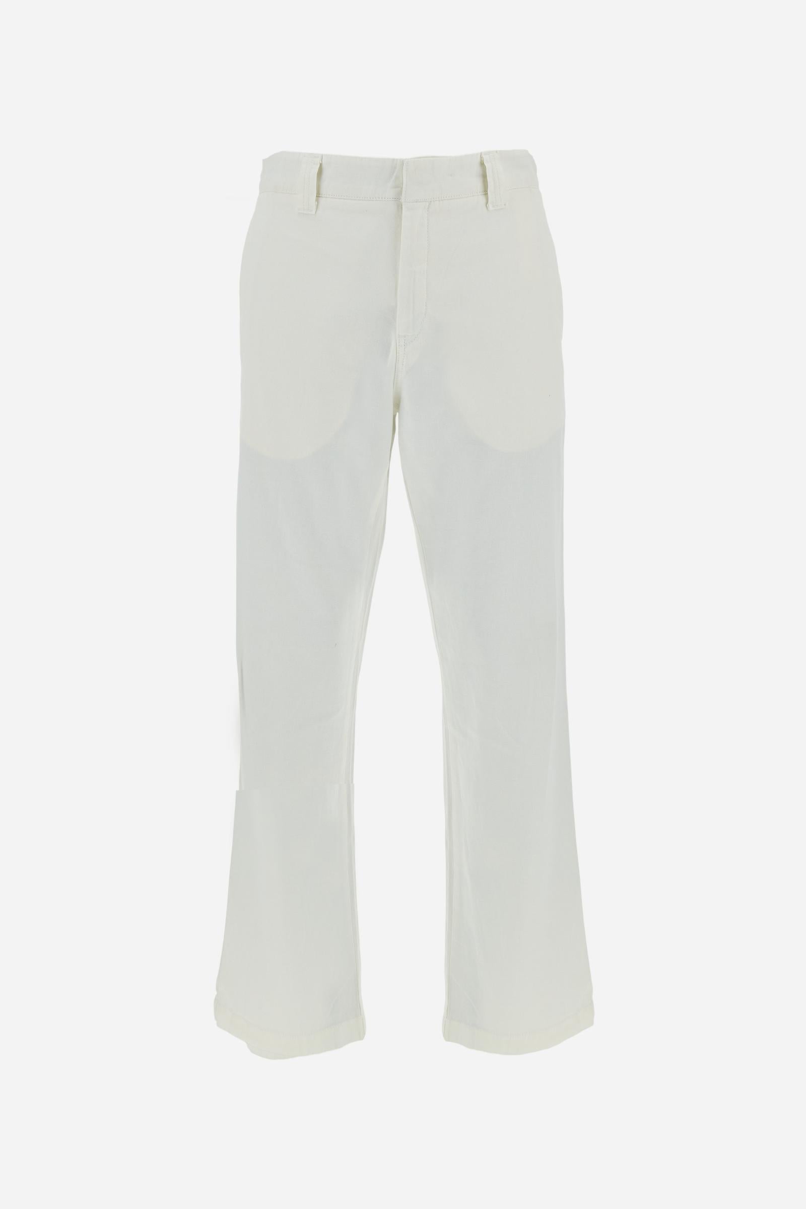 Herren Chino-Hose aus Baumwoll-Leinen-Gewebe Black Label Edition - Chip