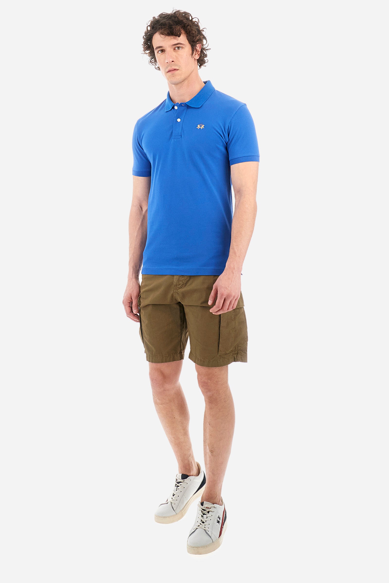 Men's slim-fit Polo Shirt - Classic Blue
