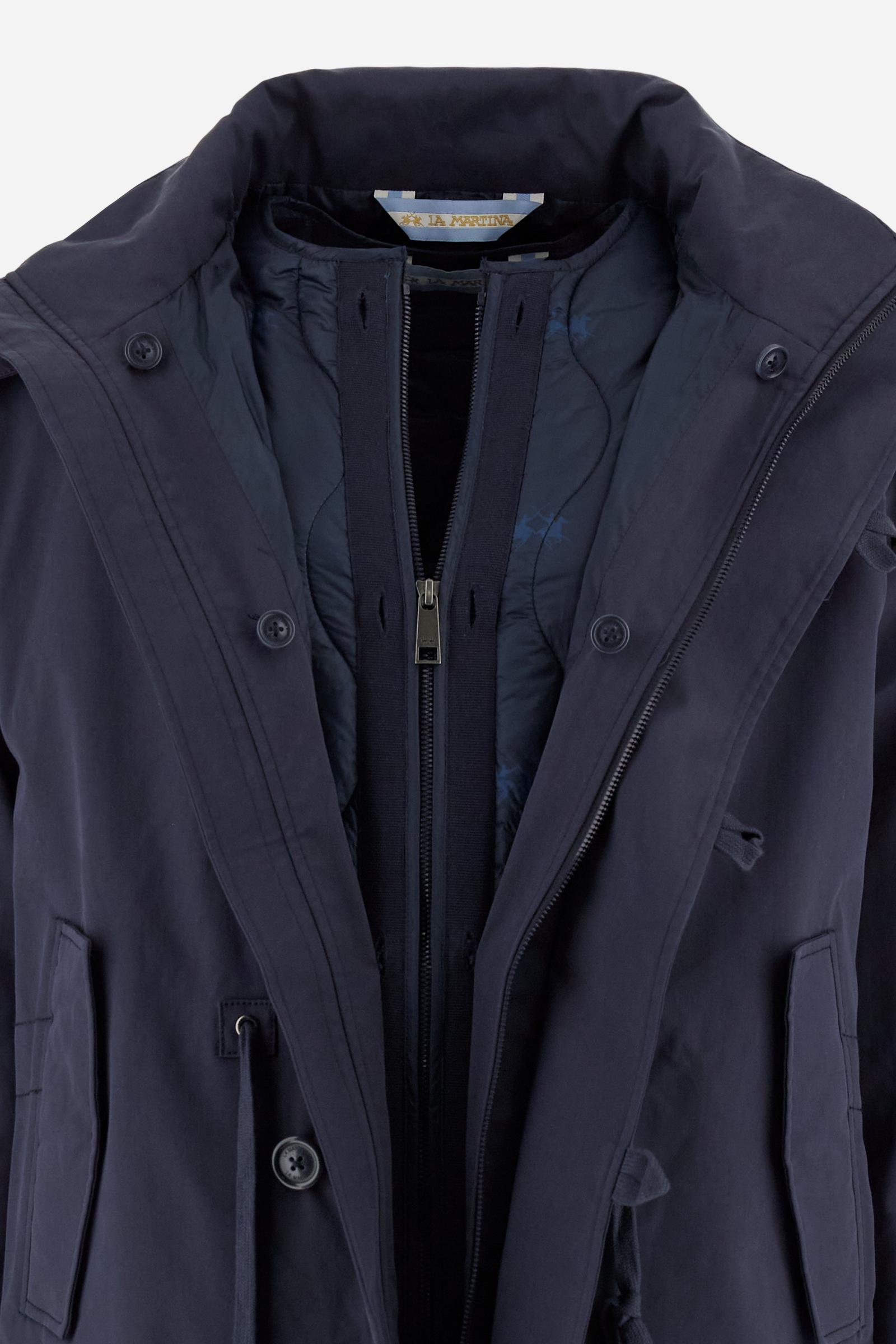 WOMAN PARKA COTTON NYLON TWILL