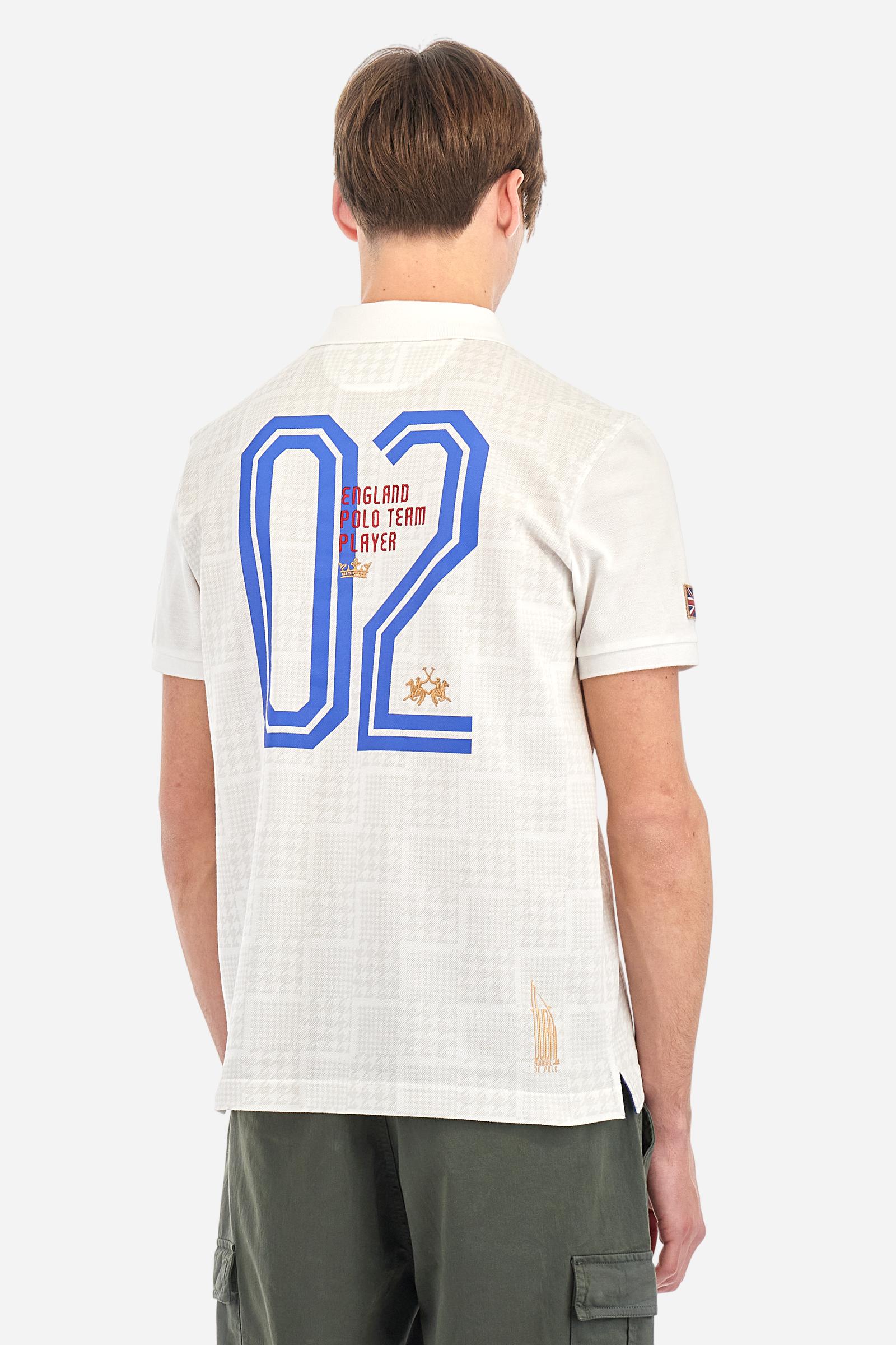 Regular-fit cotton polo shirt - Adon