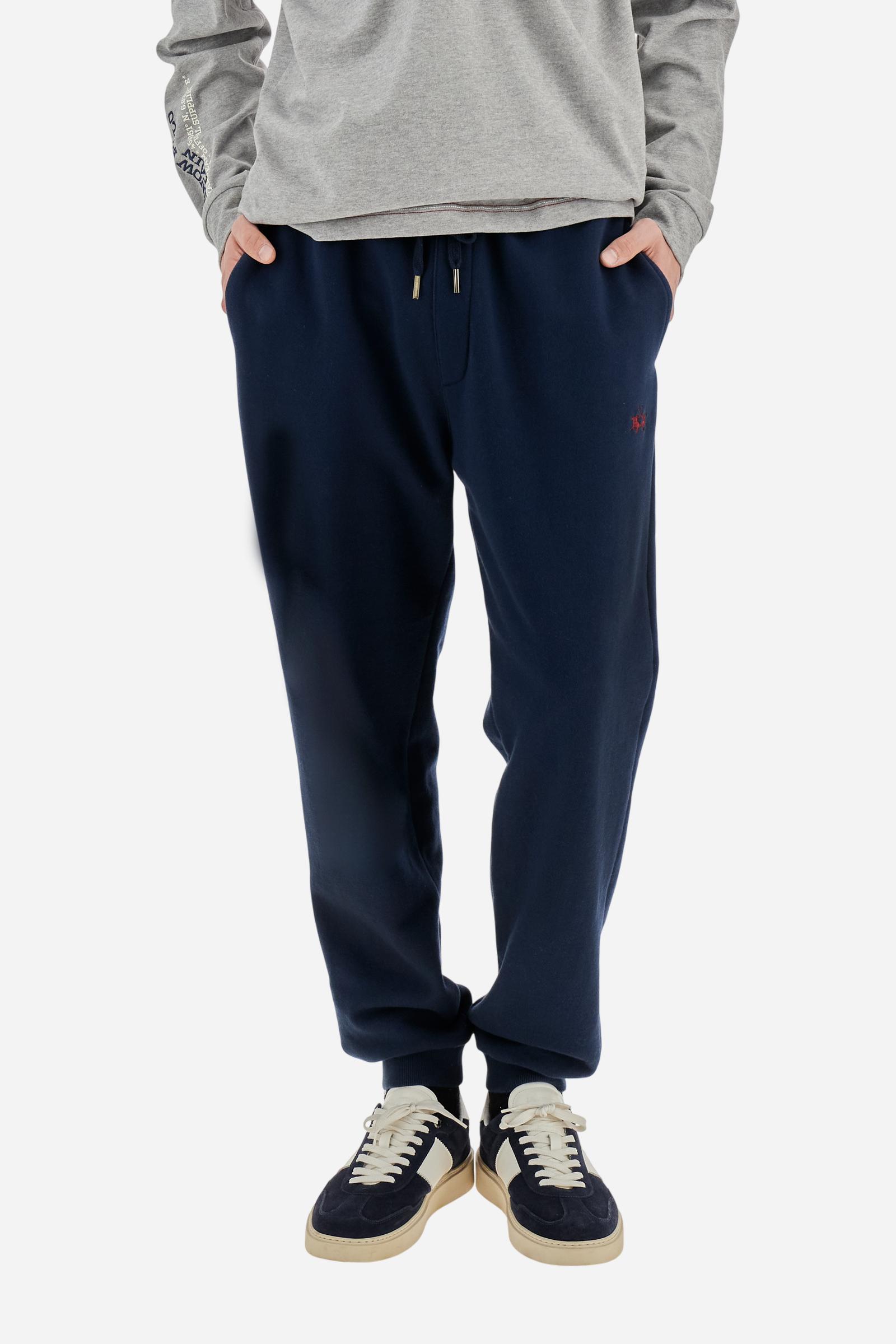 Men’s jogging pants in brushed cotton - Banyell