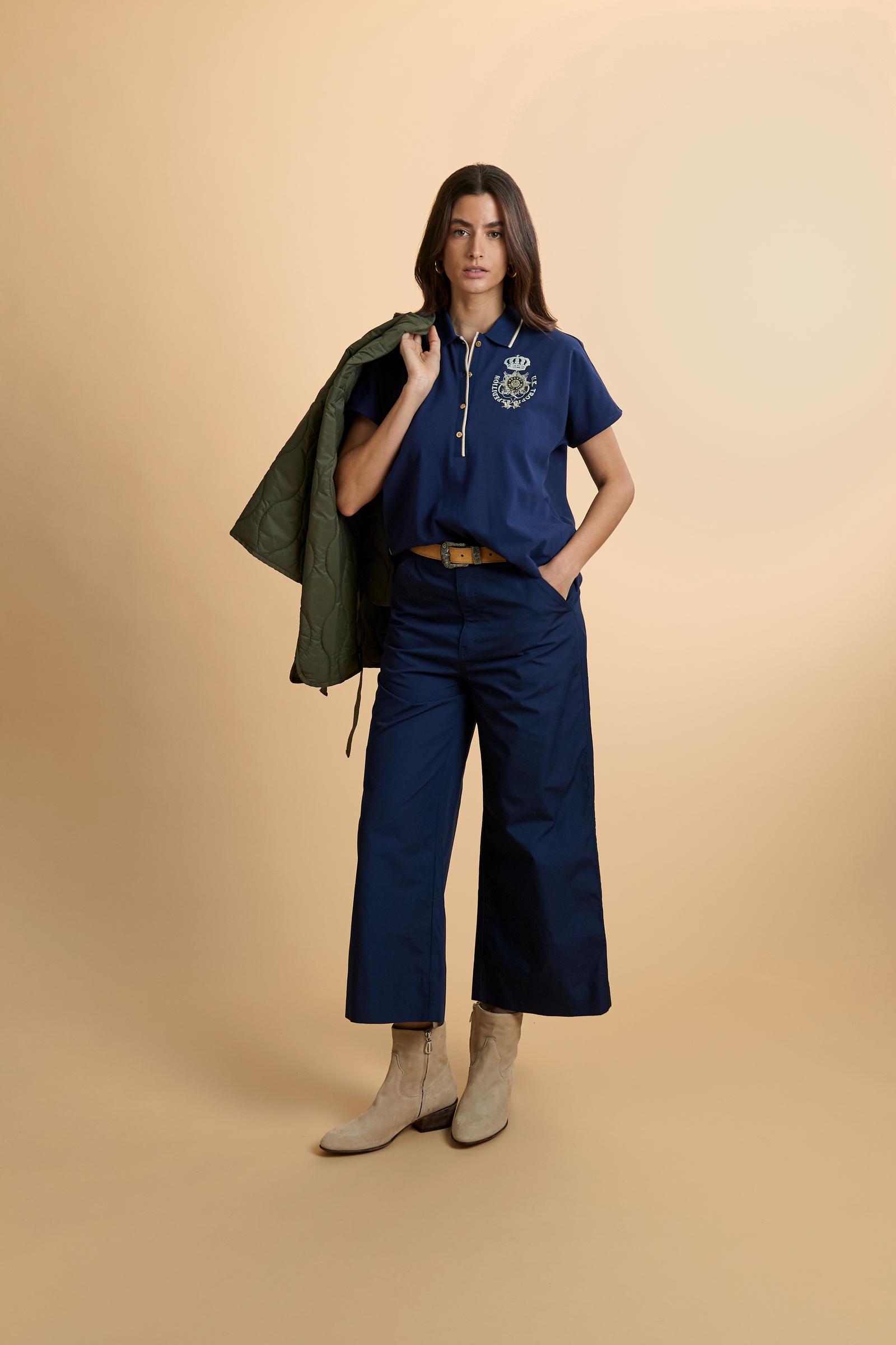Damen Poloshirt aus Stretch-Piqué Guards Polo Club - Corazon