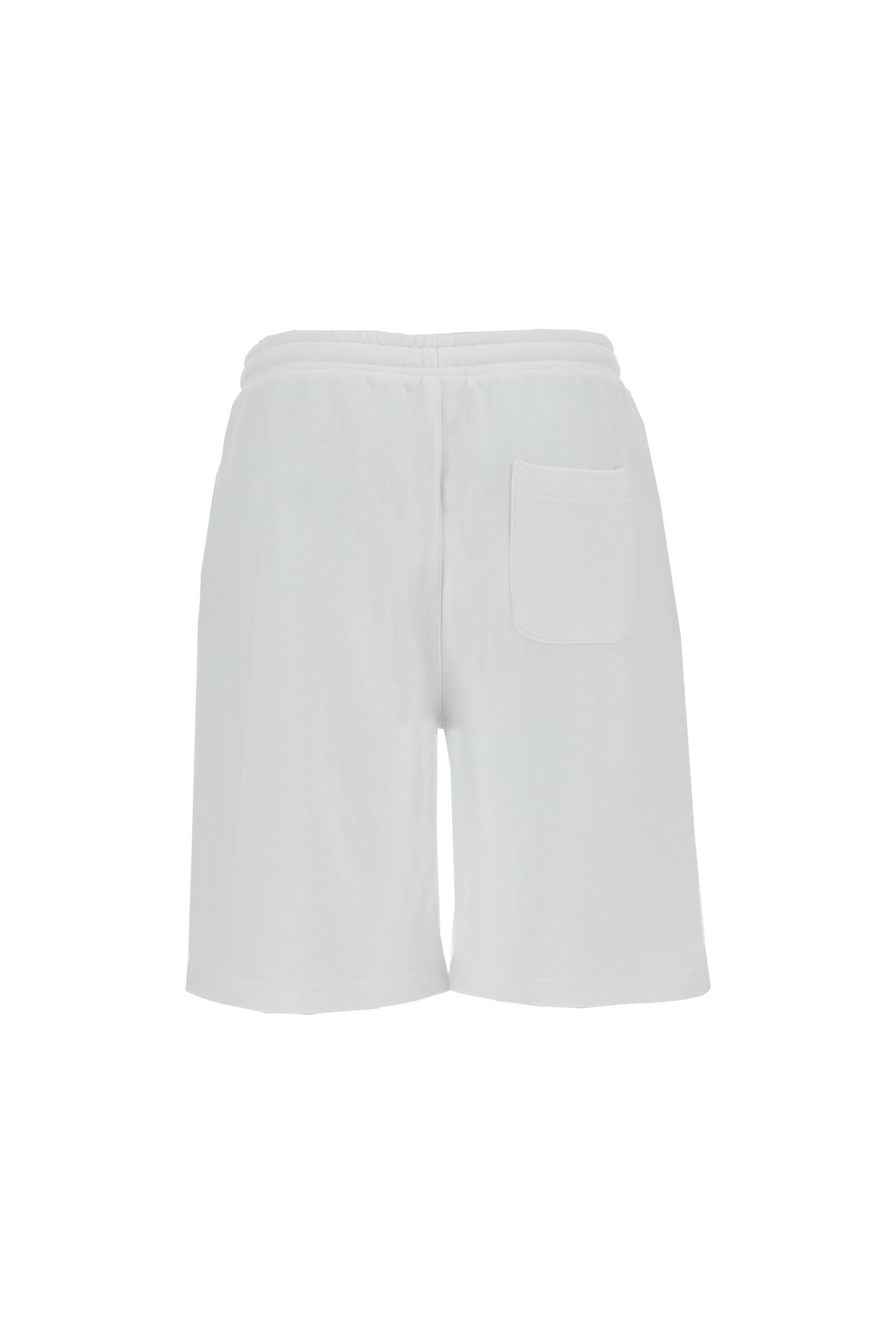 Men's bermuda shorts in cotton sweatshirt fabric with maxi logo - Remi